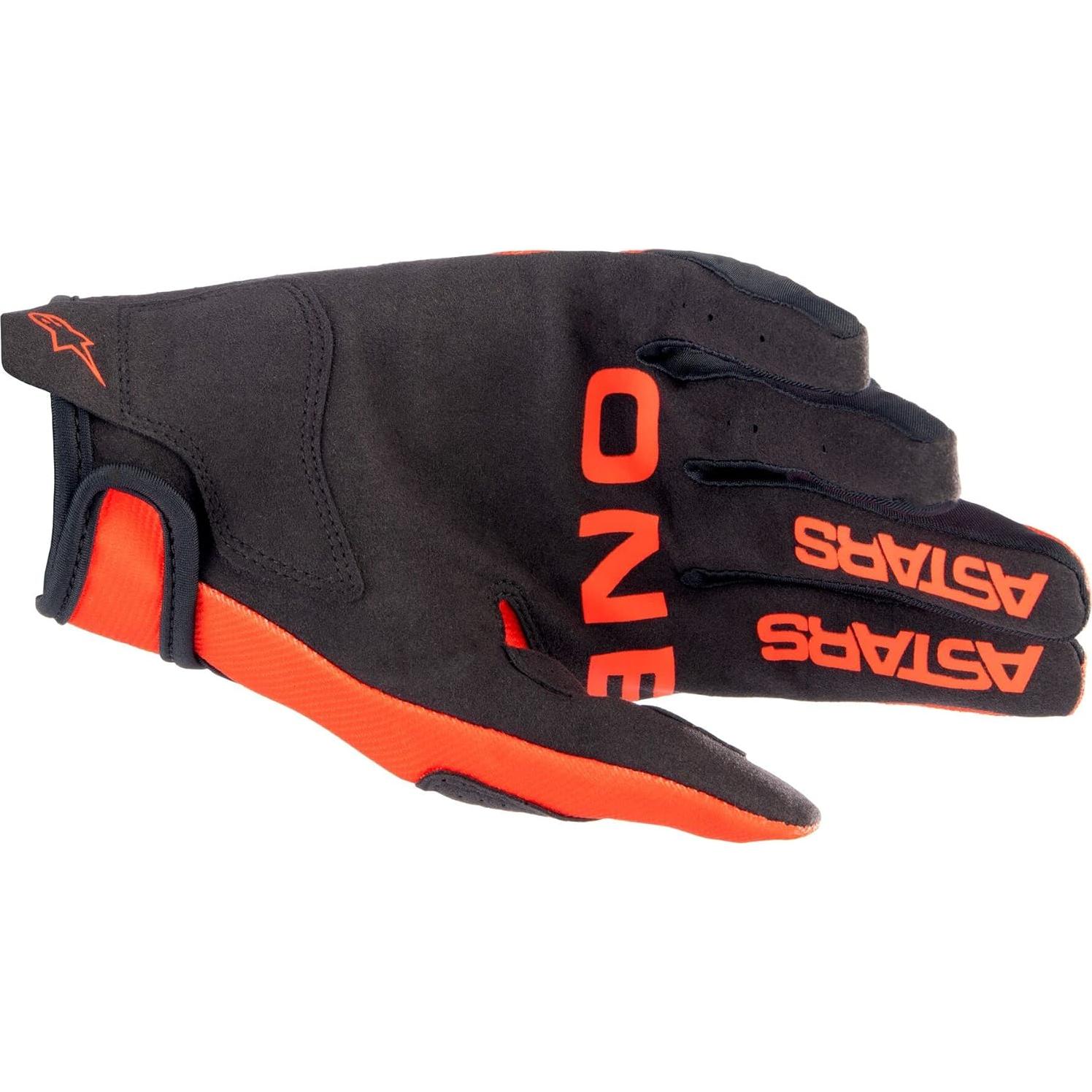 Guantes Radar Alpinestars Naranja Caliente/Negro Talla S