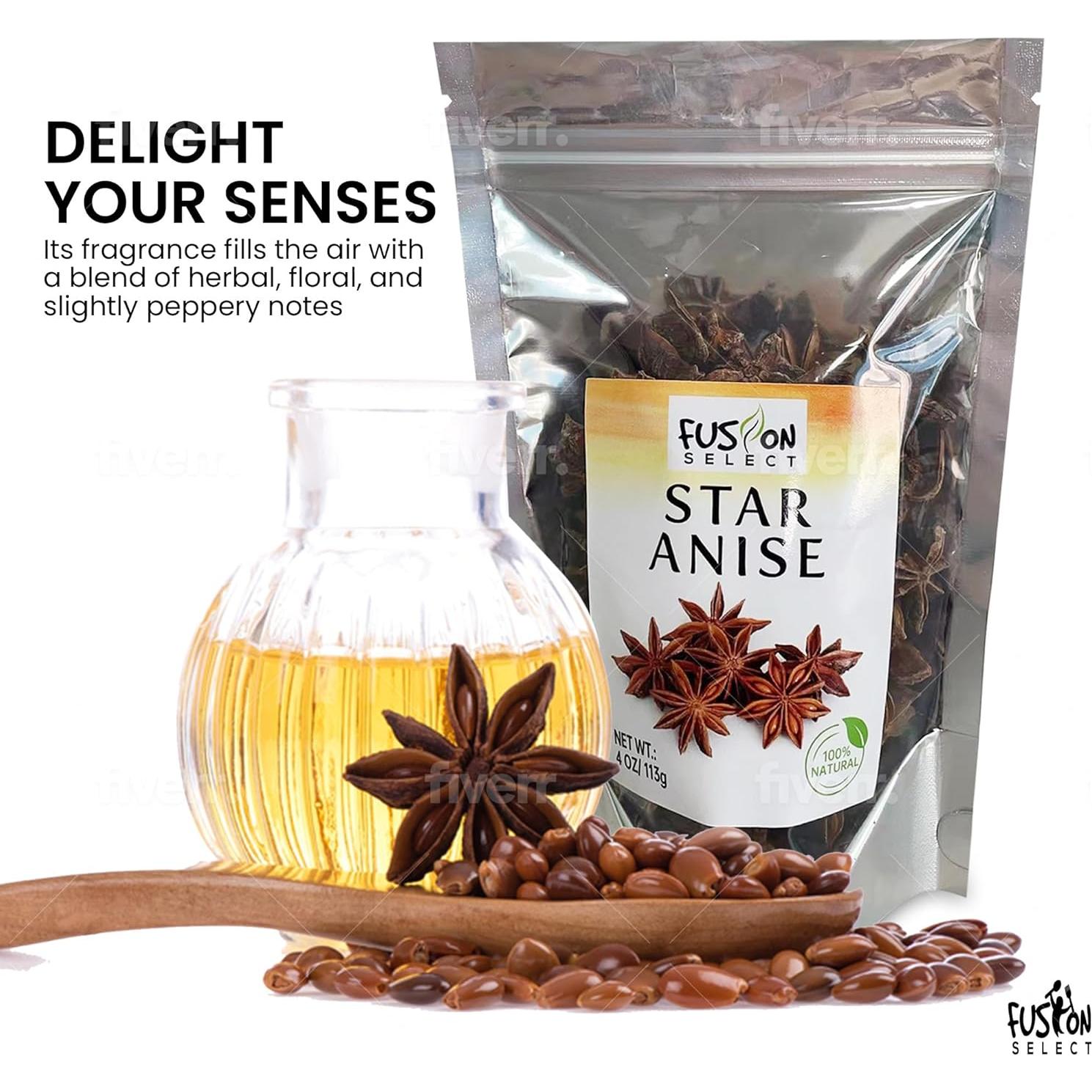 Anís Estrellado Seco Fusión Select 113.4 g - Especia Natural