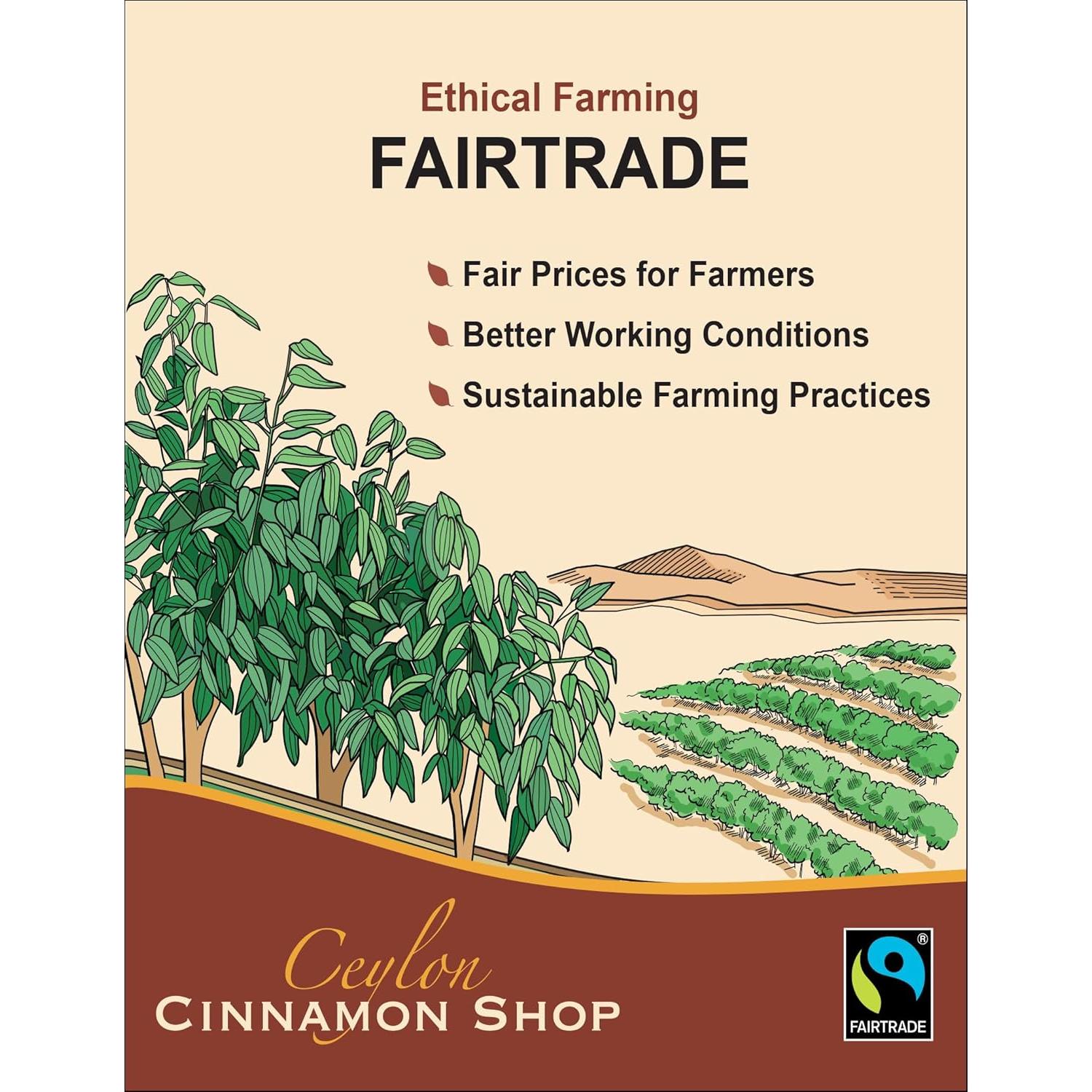 Suplemento de Canela de Ceilán Orgánica Ceylon Cinnamon 90 Cápsulas