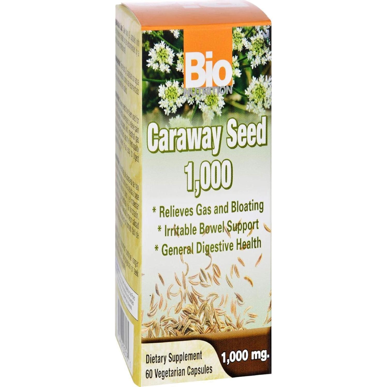 Cápsulas Vegetarianas de Semilla de Comino Bio Nutrition 1000 mg