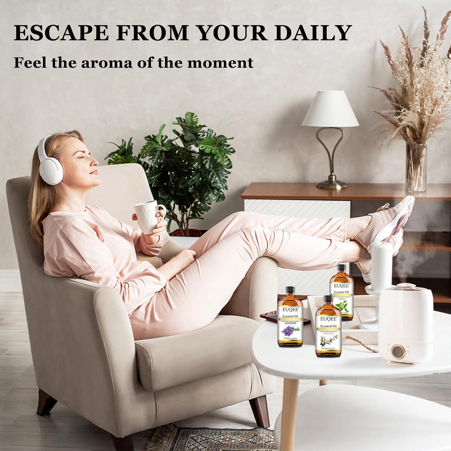 Aceite Esencial de Cardamomo 118 ml EUQEE - Botella con Gotero