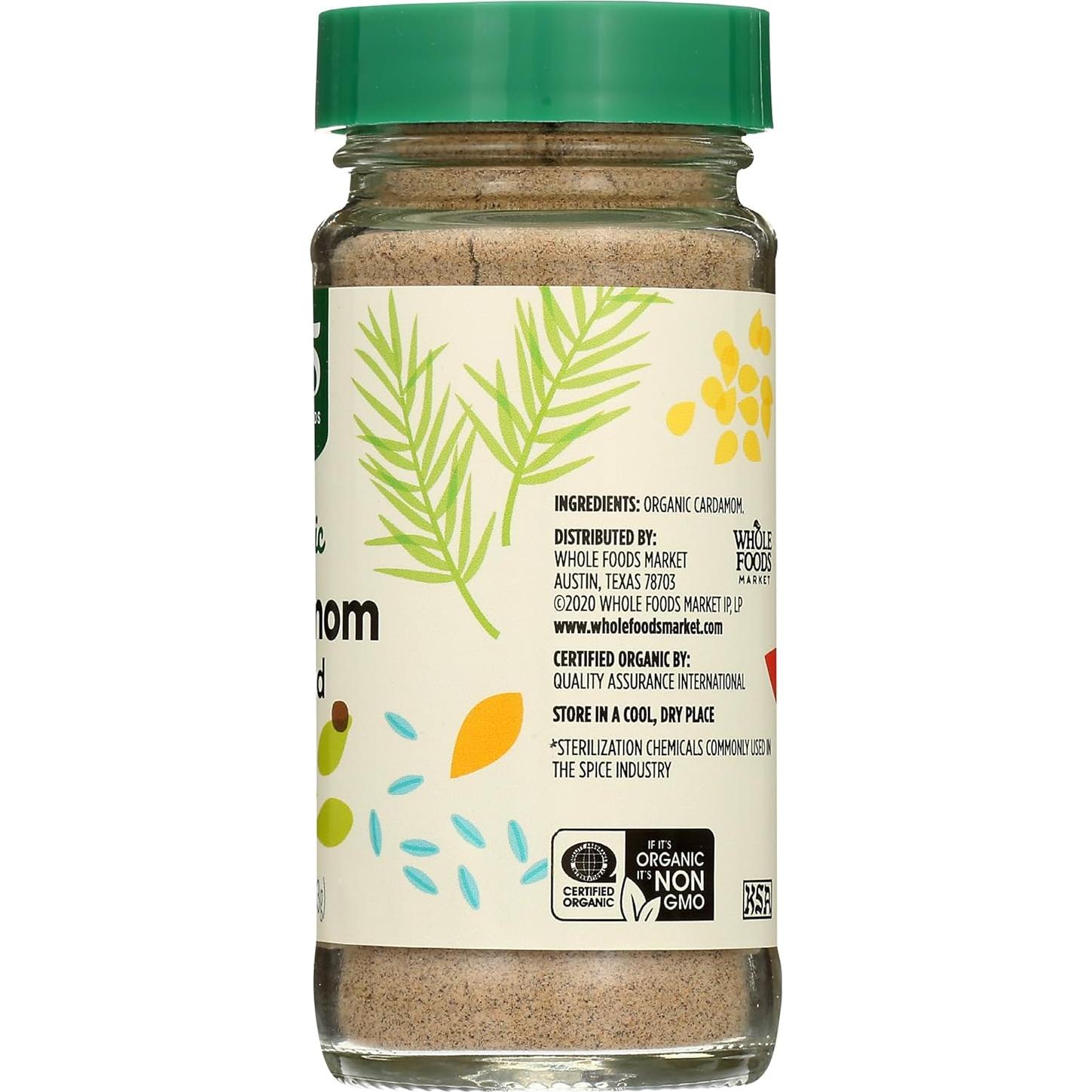 Cardamomo Molido Orgánico 365 Whole Foods 53 Gramos