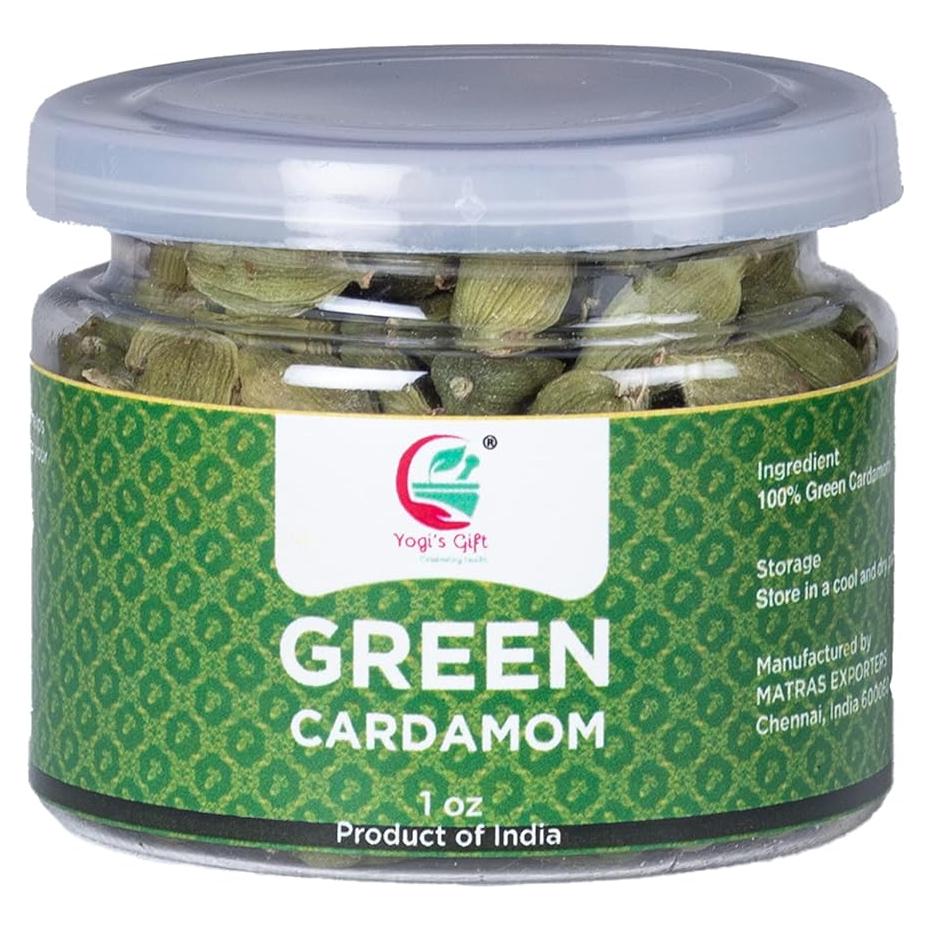 Vainas de Cardamomo Verde Indiano Yogi's Gift 28.35 g
