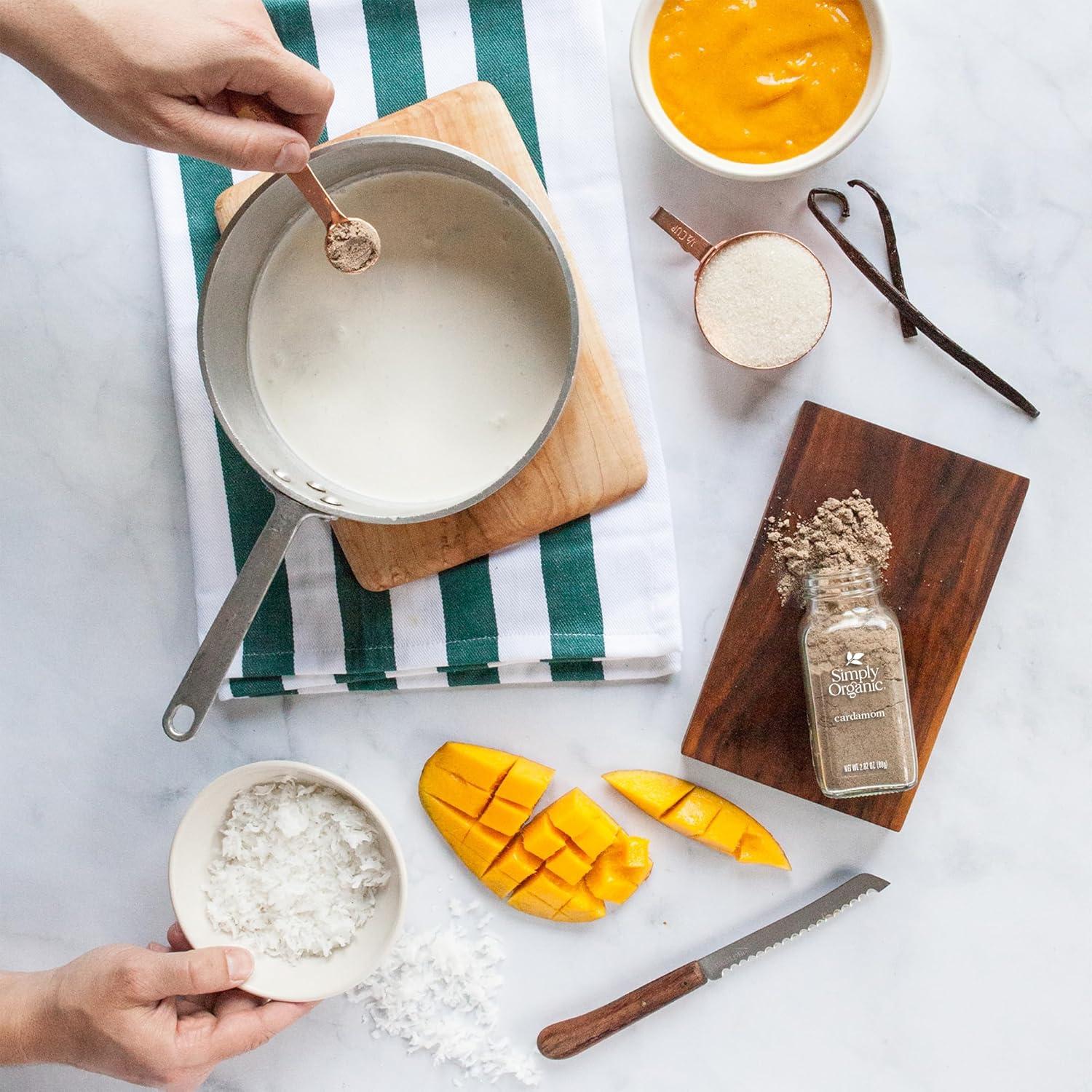 Cardamomo Molido Orgánico Simplemente Orgánico 80g Kosher