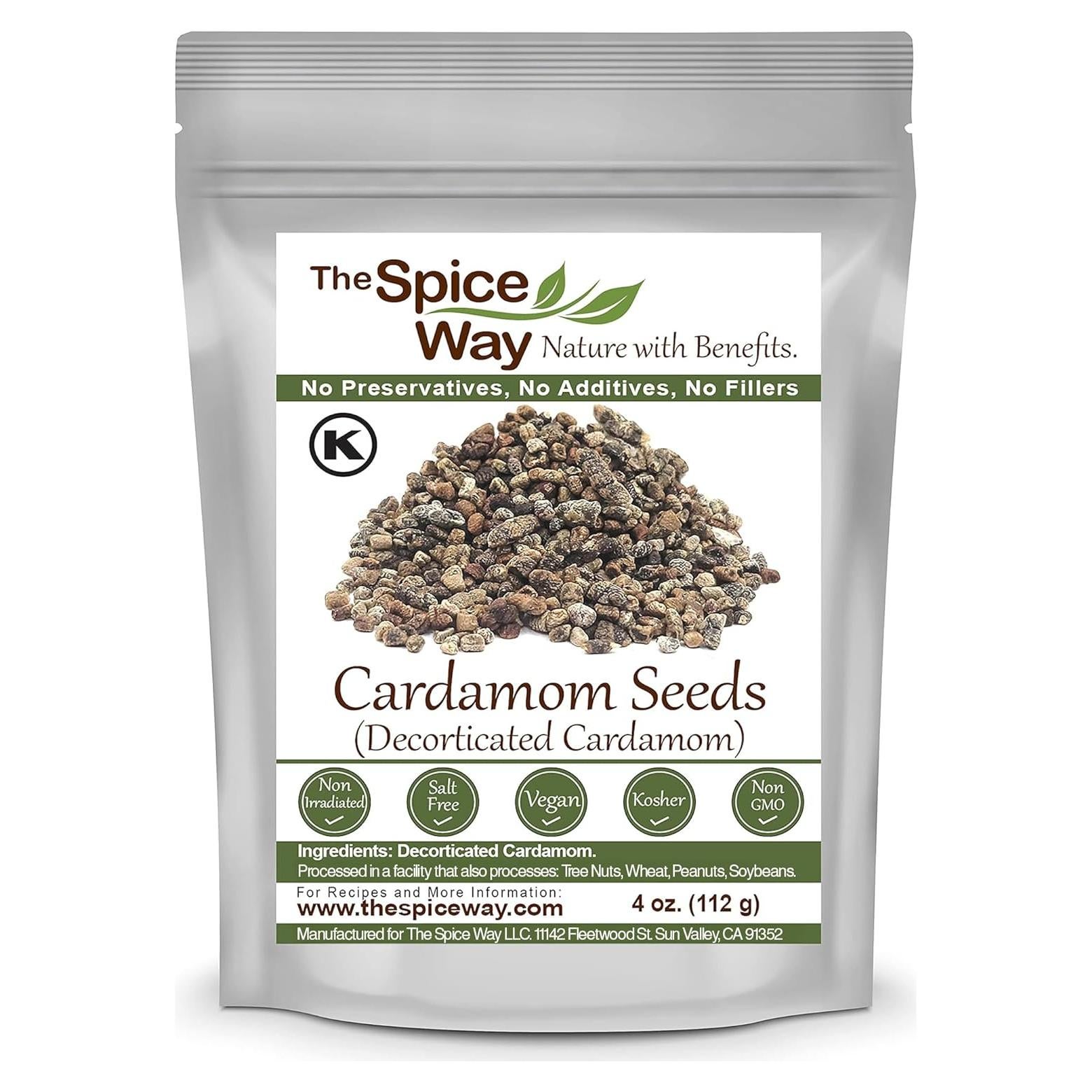 Cardamomo Decorticado The Spice Way 113.4 g - Sabor Dulce Cítrico