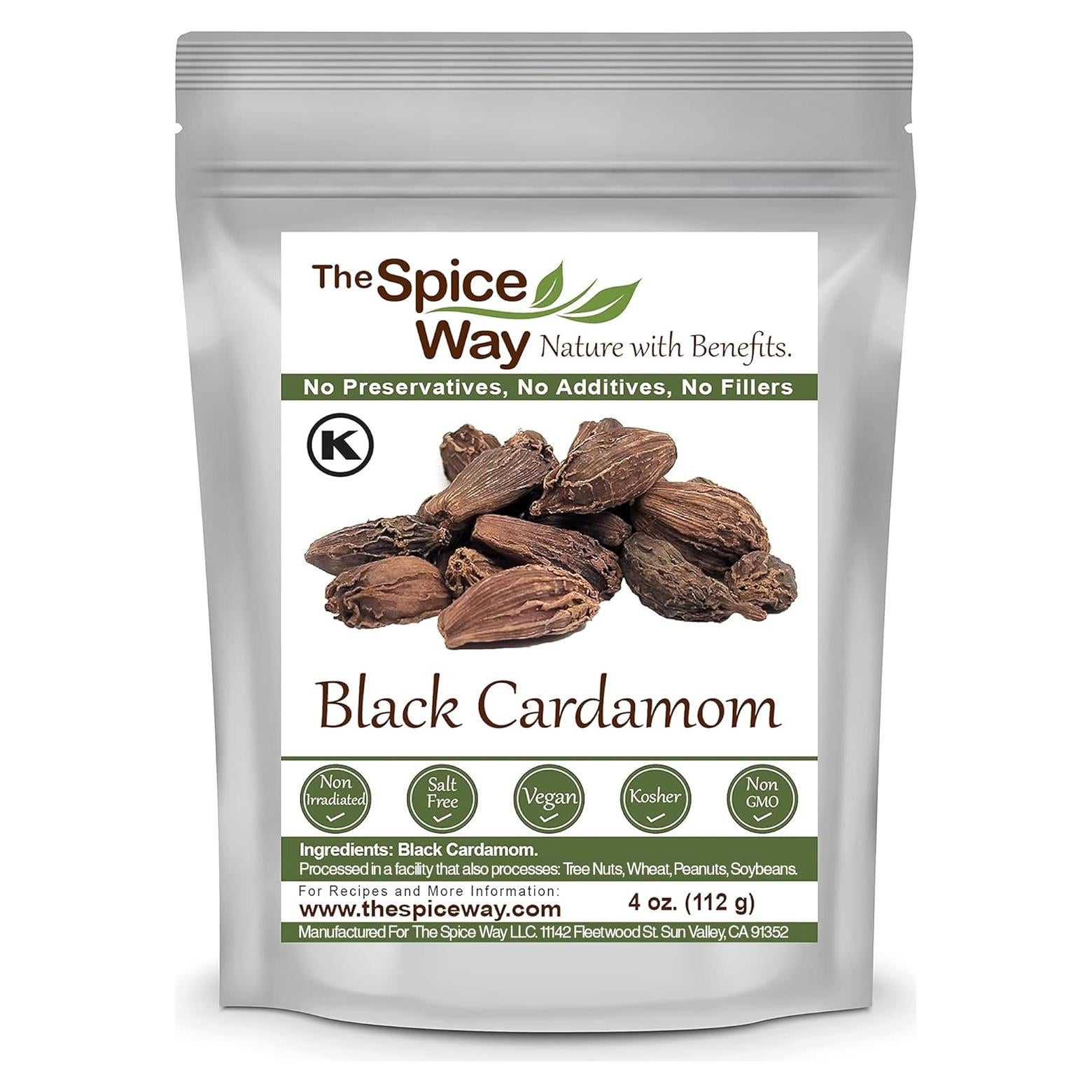 Cardamomo Negro La Ruta de las Especias 113.4 g a Granel