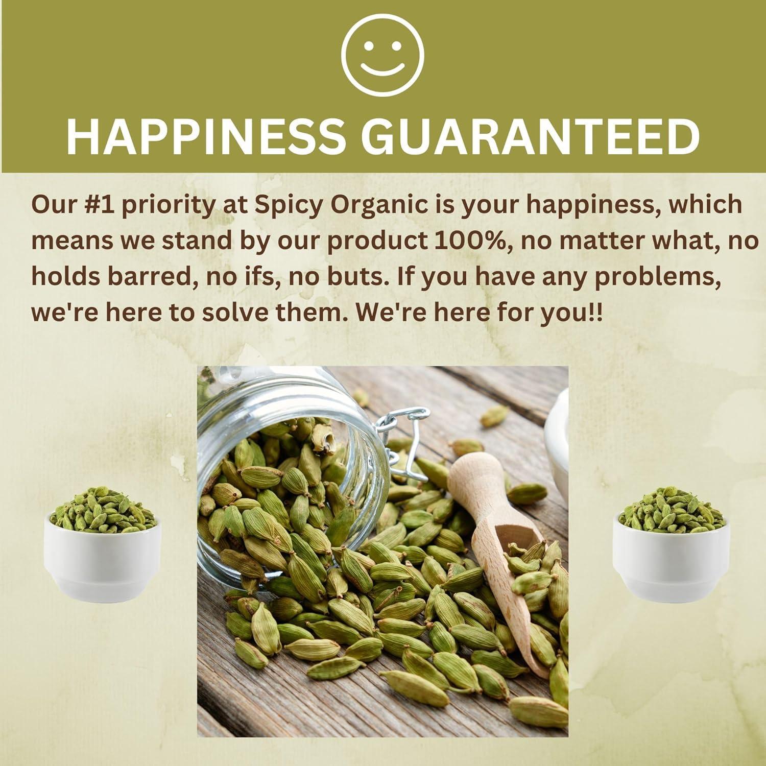 Podos de Cardamomo Verde Orgánico Picante 56.7 g - Semillas Enteras