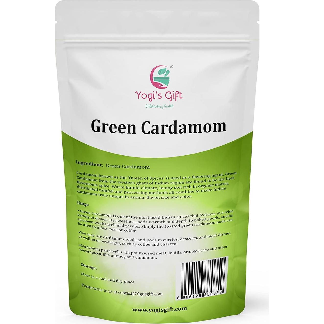 Vainas de Cardamomo Verde Orgánico Yogi's Gift 0.45 kg