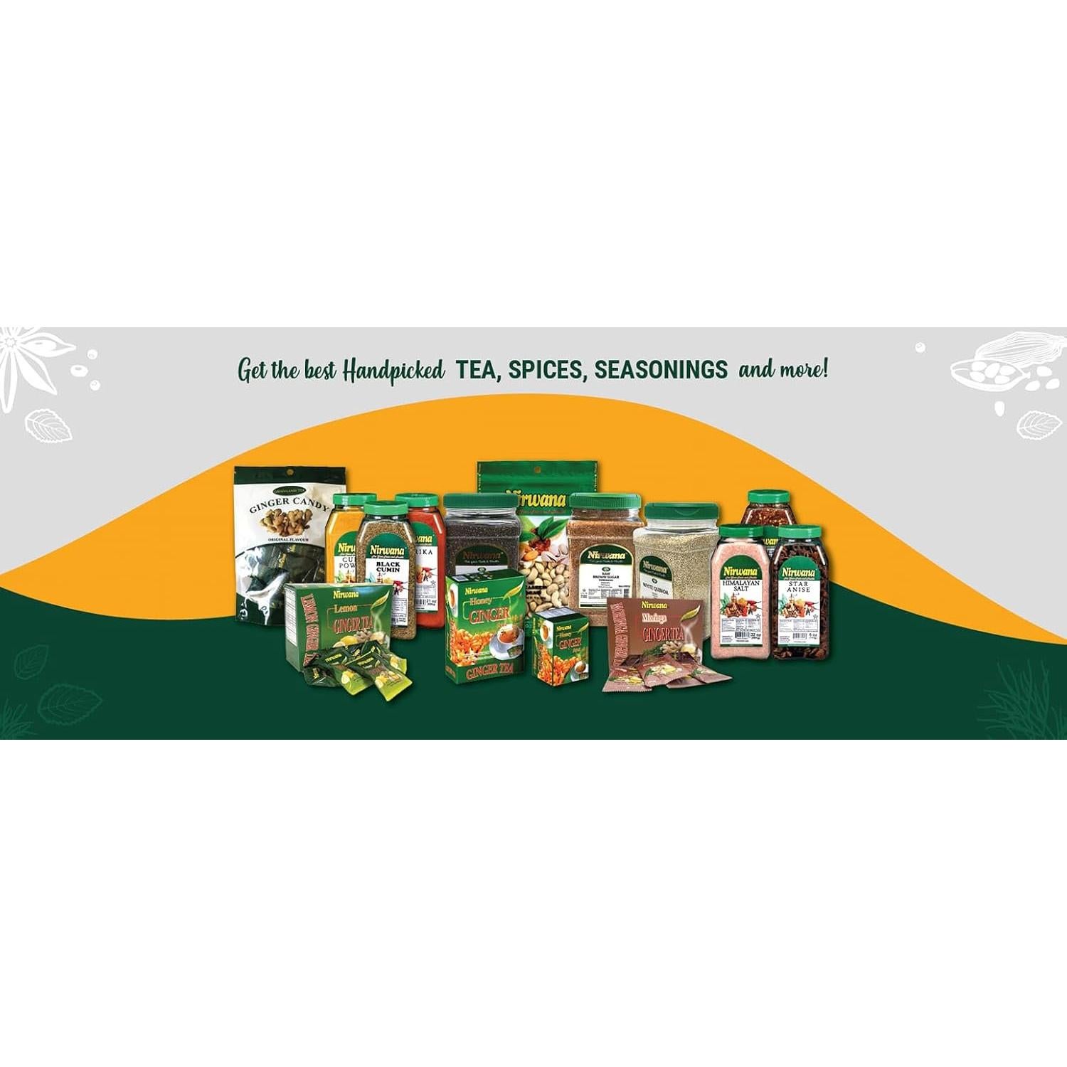 Vainas de Cardamomo Verde Premium Nirwana 396g - Especias Aromáticas