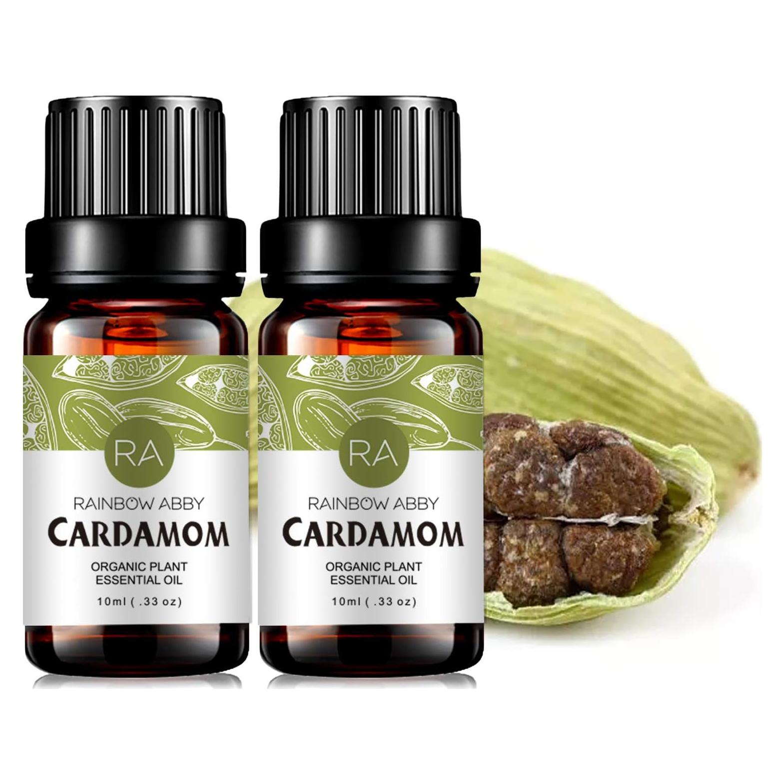 Aceite Esencial de Cardamomo 100% Puro RAINBOW ABBY 2x10ML