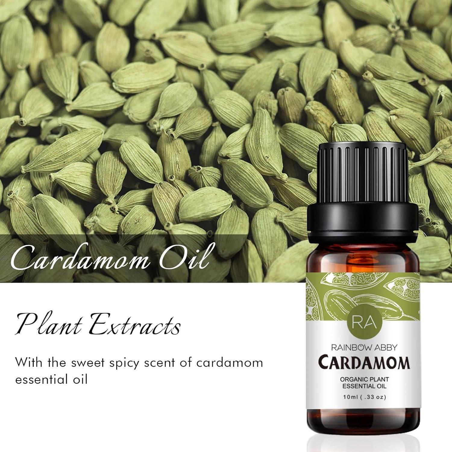 Aceite Esencial de Cardamomo 100% Puro RAINBOW ABBY 2x10ML