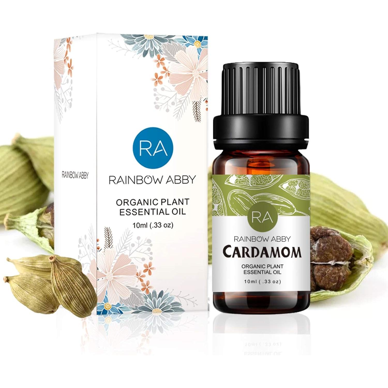 Aceite Esencial de Cardamomo 100% Puro RAINBOW ABBY 2x10ML