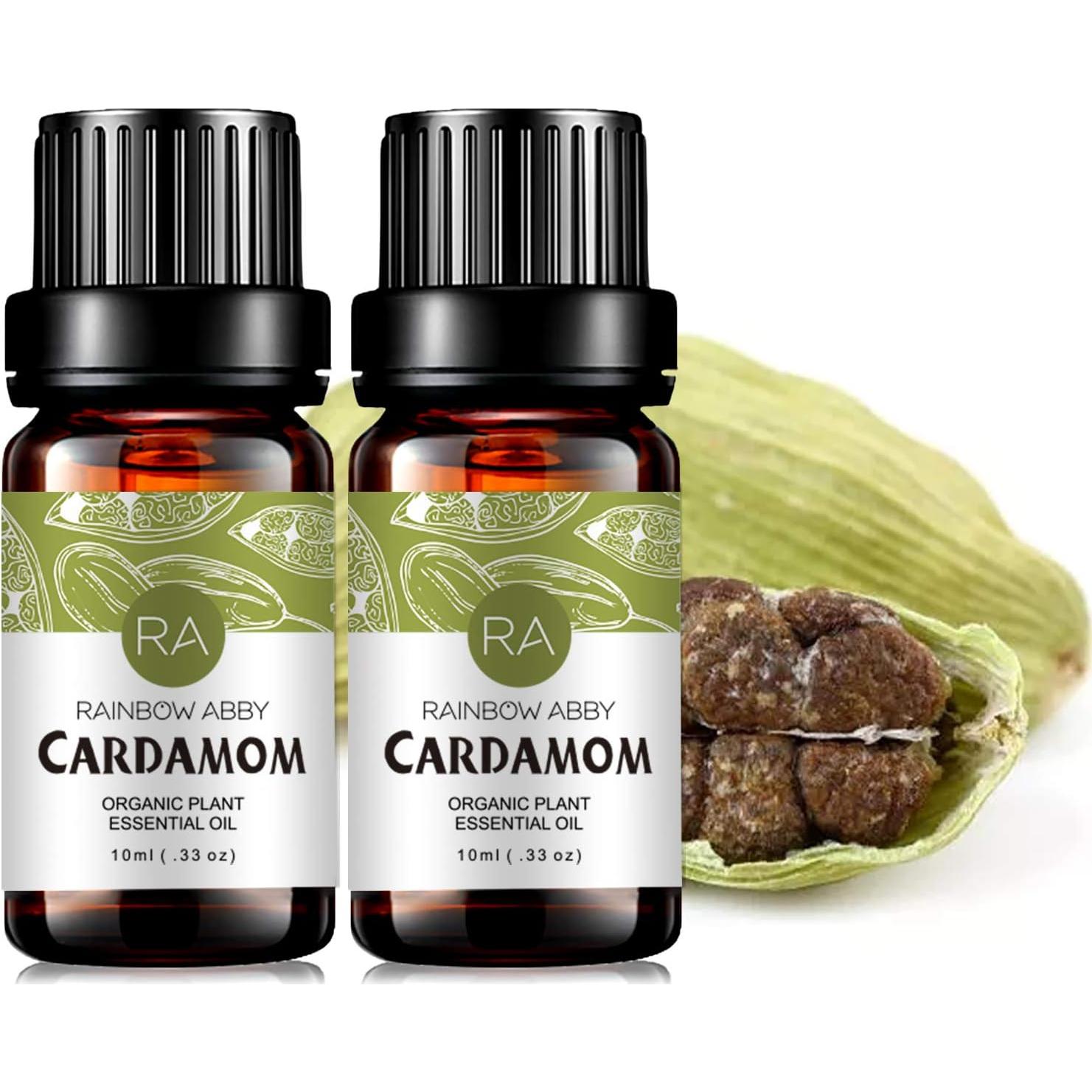 Aceite Esencial de Cardamomo 100% Puro RAINBOW ABBY 2x10ML