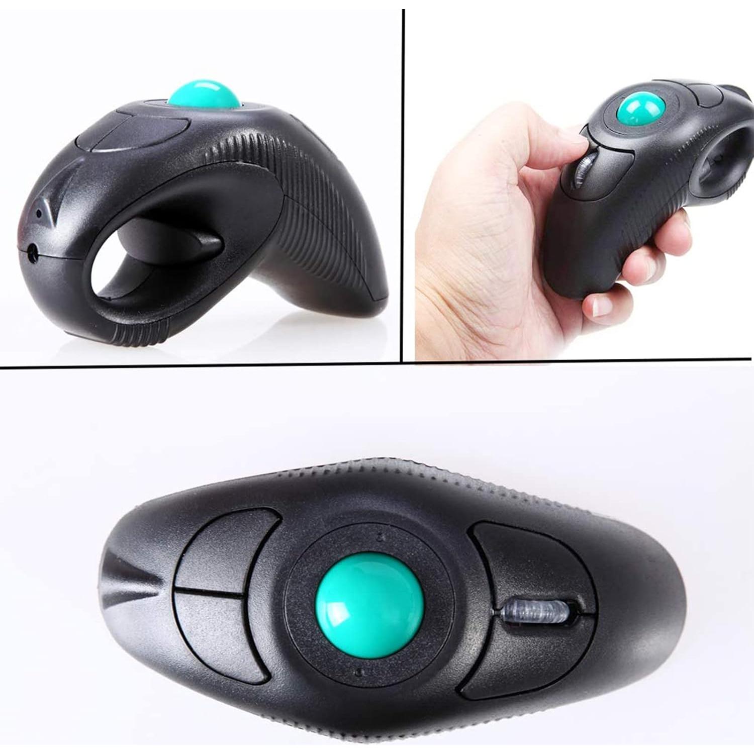 Ratón Inalámbrico EIGIIS Ergonómico con Pista de Bola