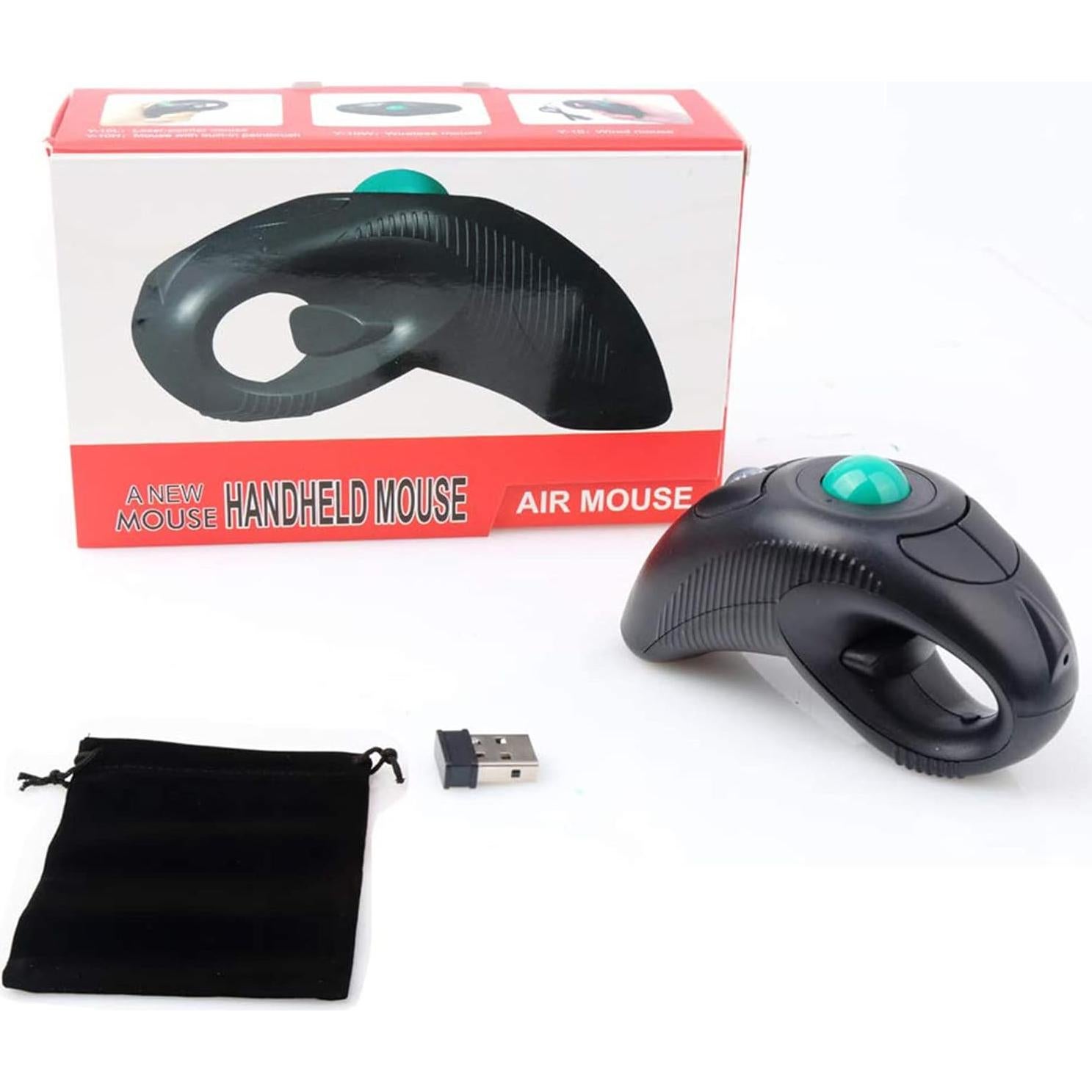 Ratón Inalámbrico EIGIIS Ergonómico con Pista de Bola