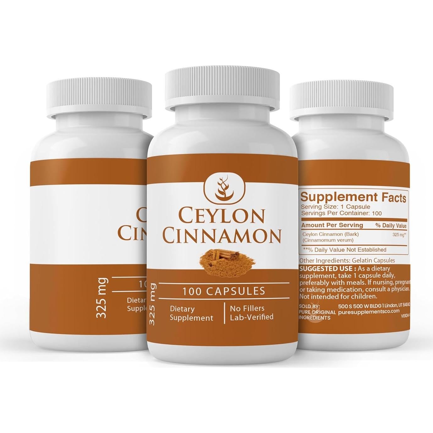 Canela de Ceilán 100% Pura Ingredientes Originales 68g