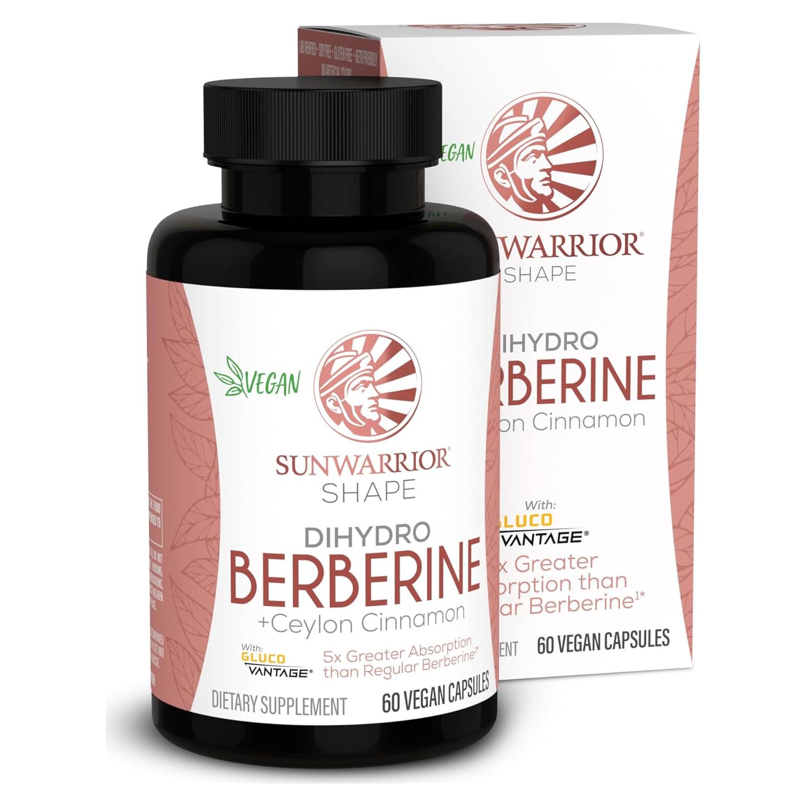 Suplemento de Berberina Sunwarrior 60 Cápsulas Dihidroberberina