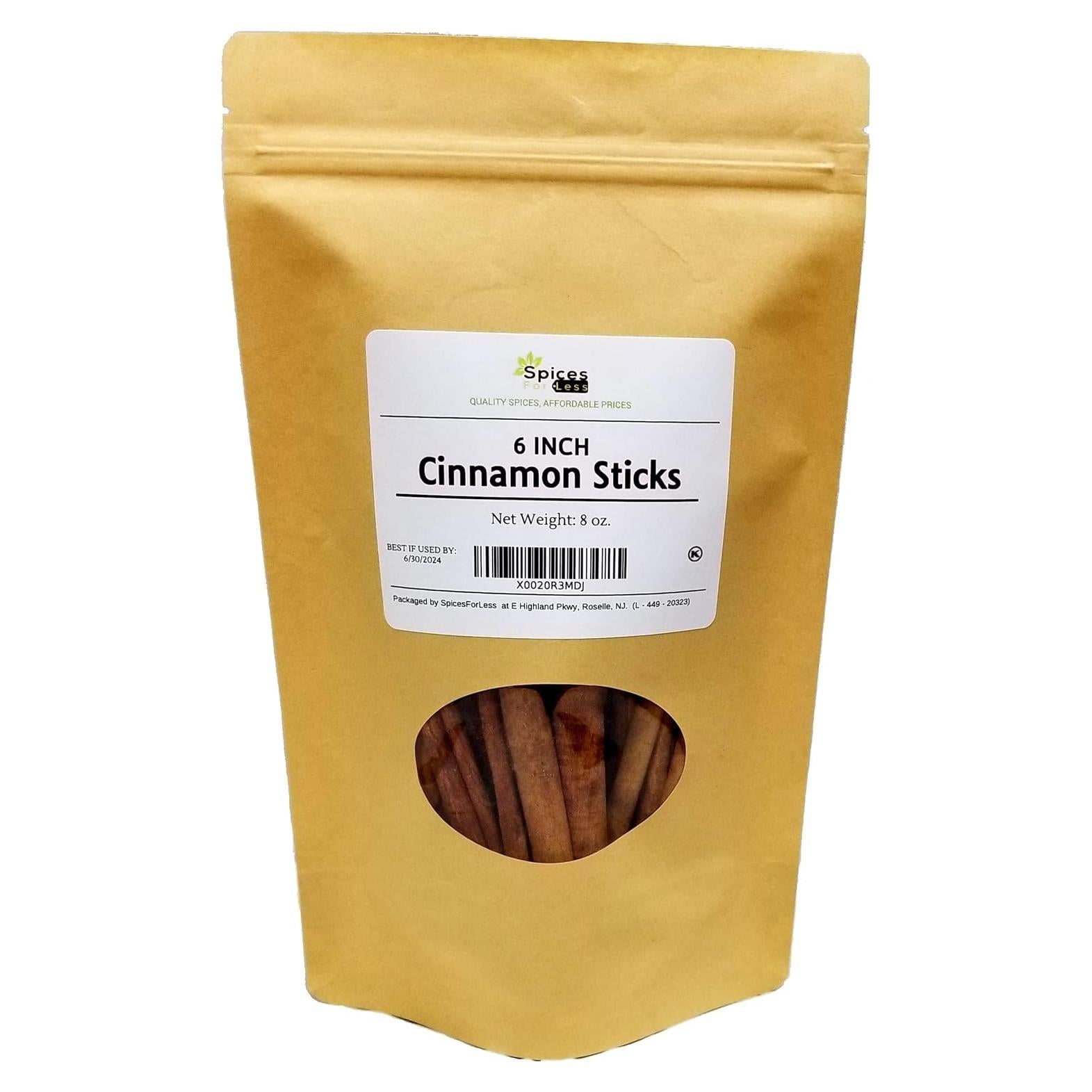 Palitos de Canela Enteros SFL Cassia 15 cm - Calidad Premium