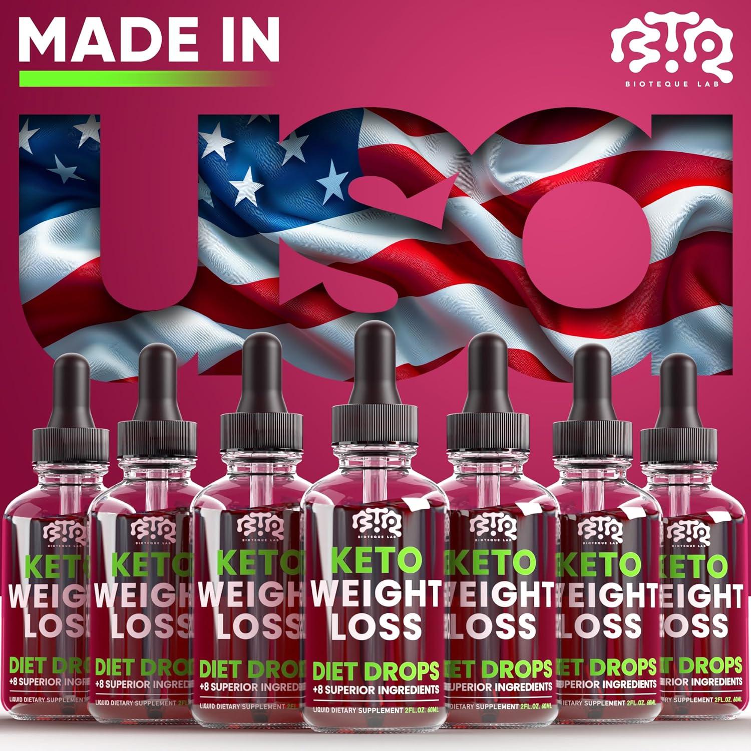 Gotas de Pérdida de Peso Bioteque Lab con Vinagre de Manzana