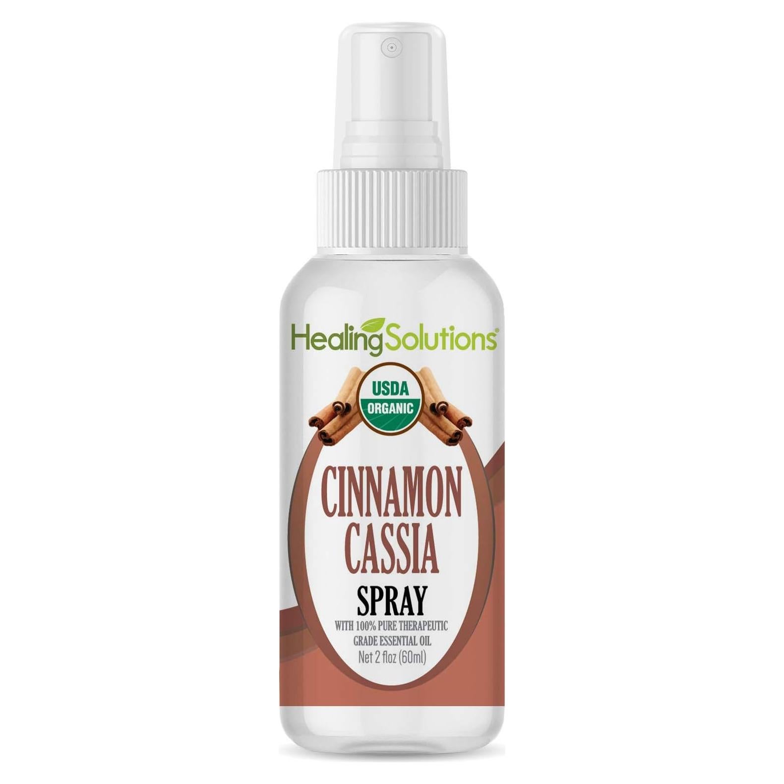 Spray de Canela Cassia Orgánica Healing Solutions 2 oz