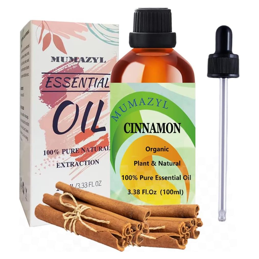 Aceite Esencial de Canela MUMAZYL 100ML para Difusor y Jabón