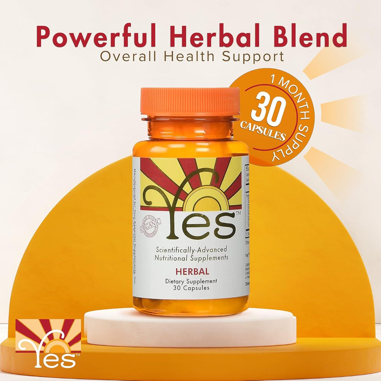 Suplemento Inmunológico Herbal Yes - 30 Cápsulas - Bardana, Acónito, Garra de Gato