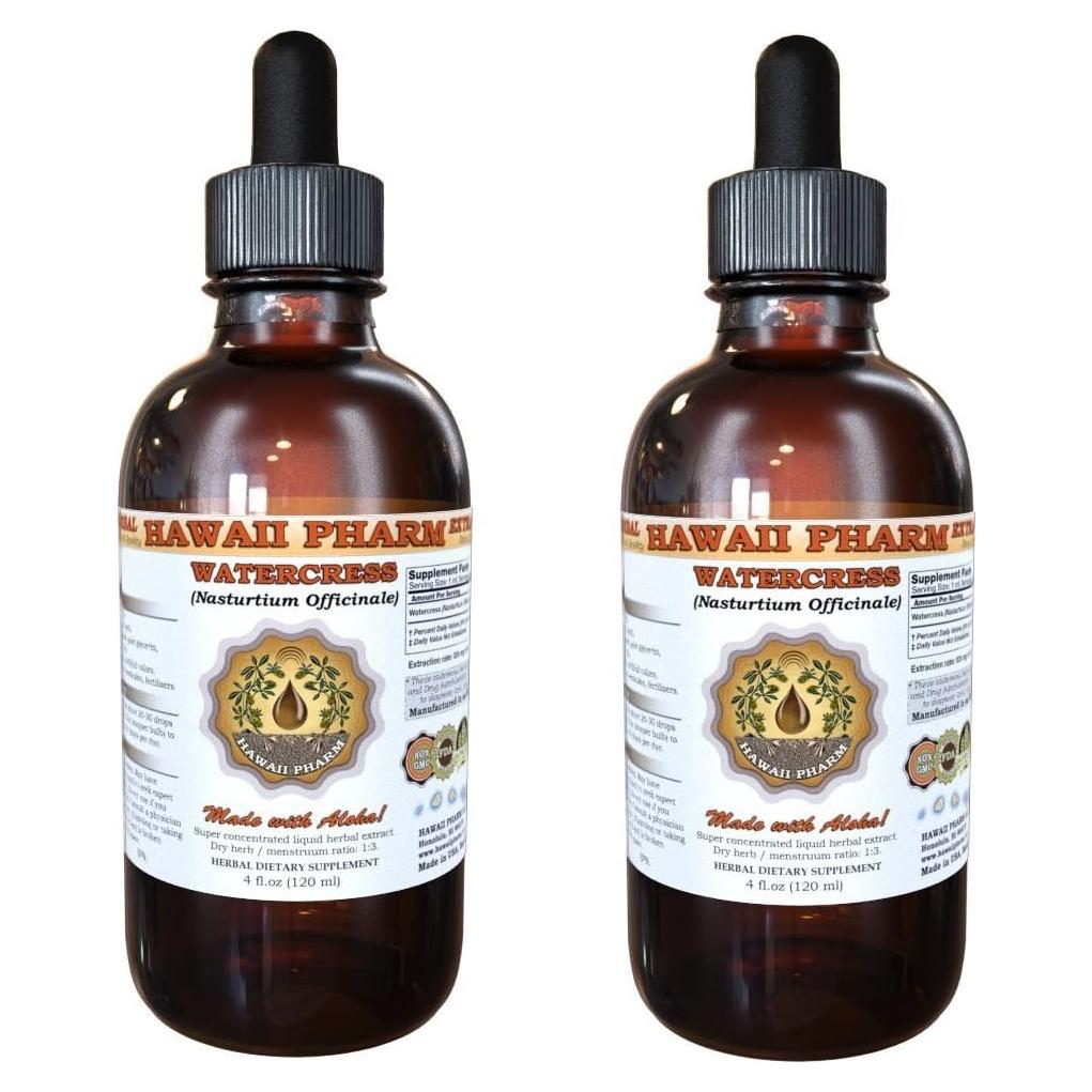 Extracto Líquido de Berro HawaiiPharm 2x56.7 ml Orgánico