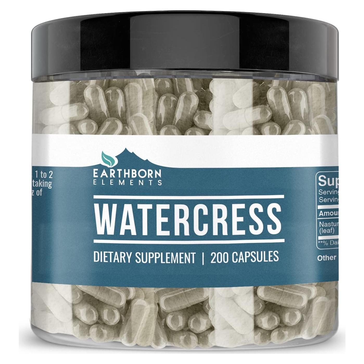 Suplemento Dietético Berro Elementos de la Tierra 200 Cápsulas