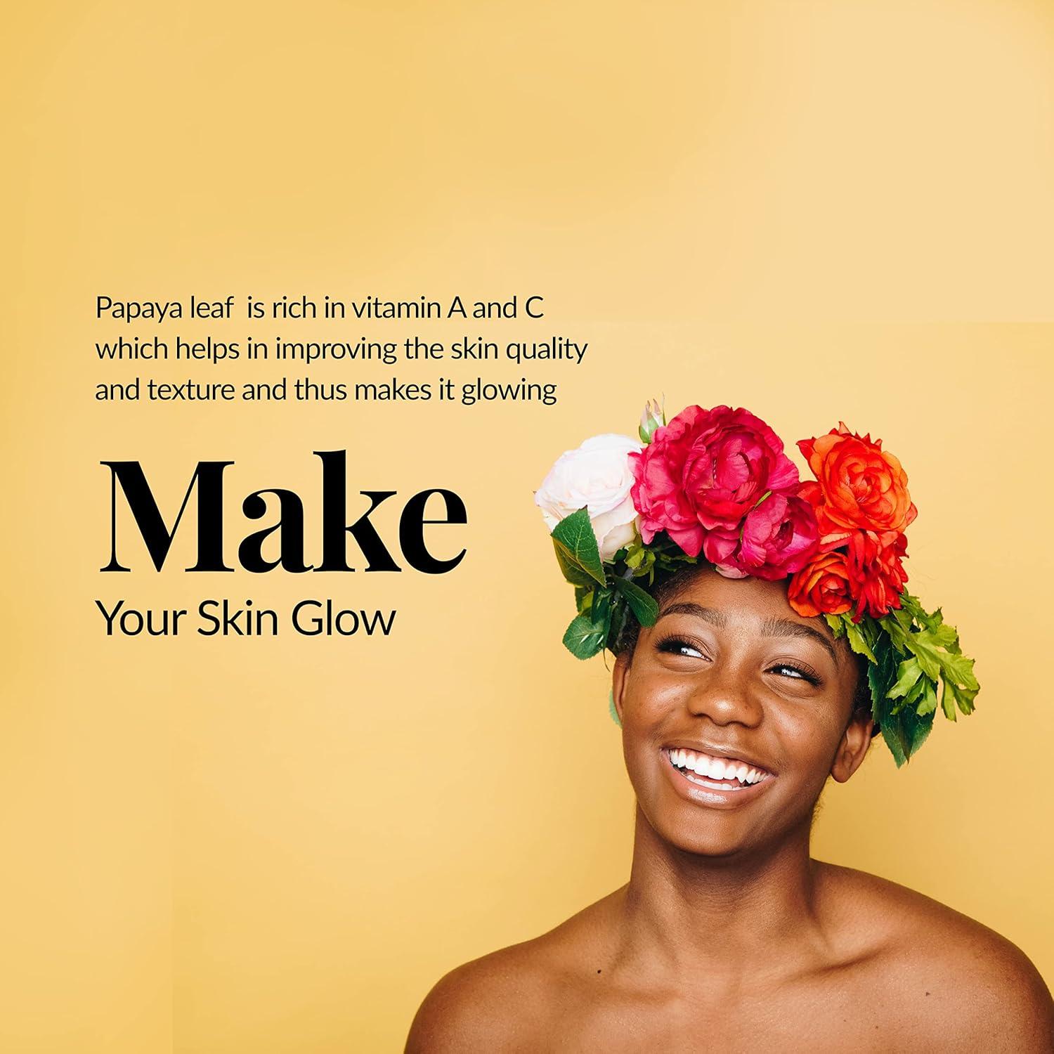 Hojas Secas de Papaya Akshit - Té Natural 73.93g Sin Aditivos