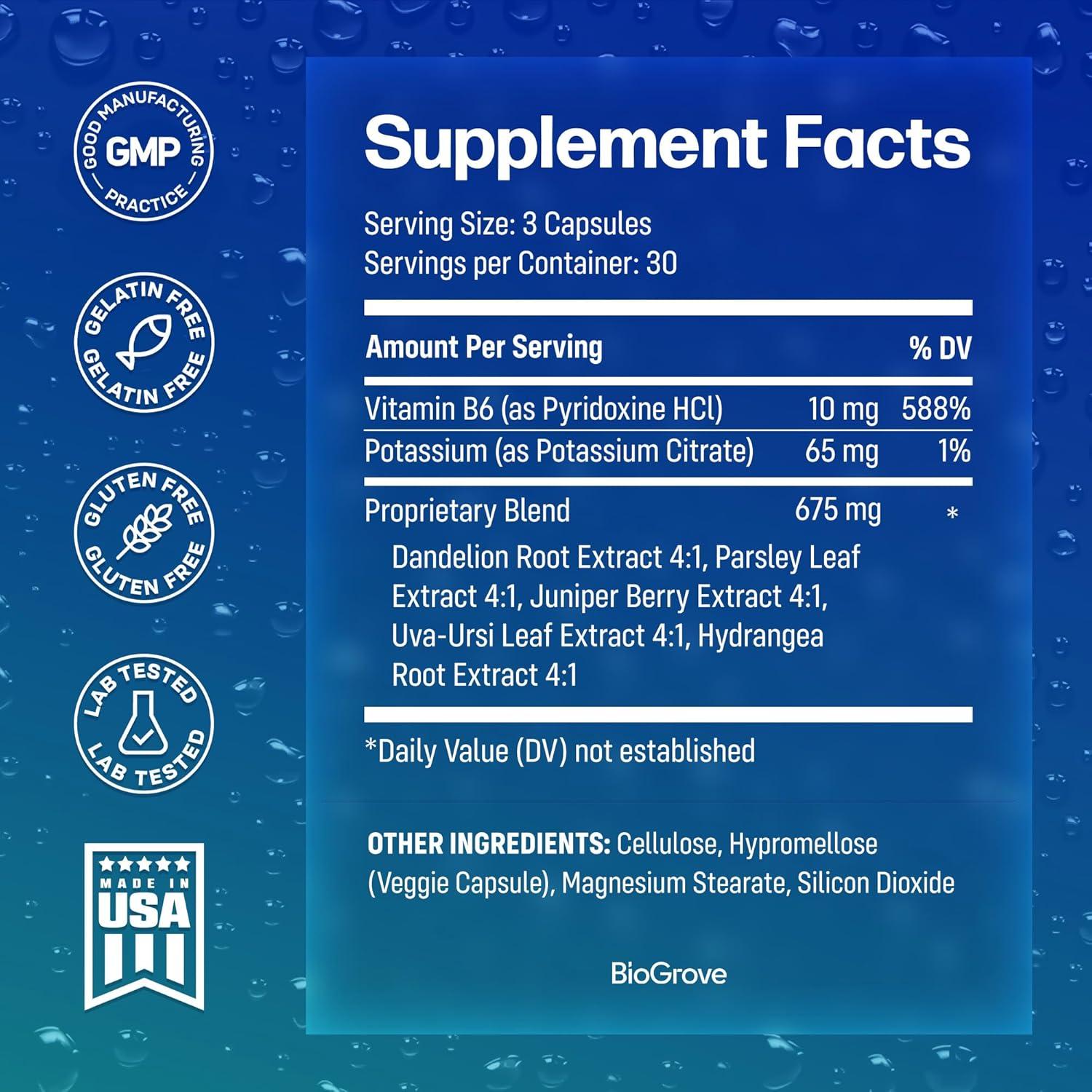 Píldoras Diulite para Retención de Agua - 675mg - 100g