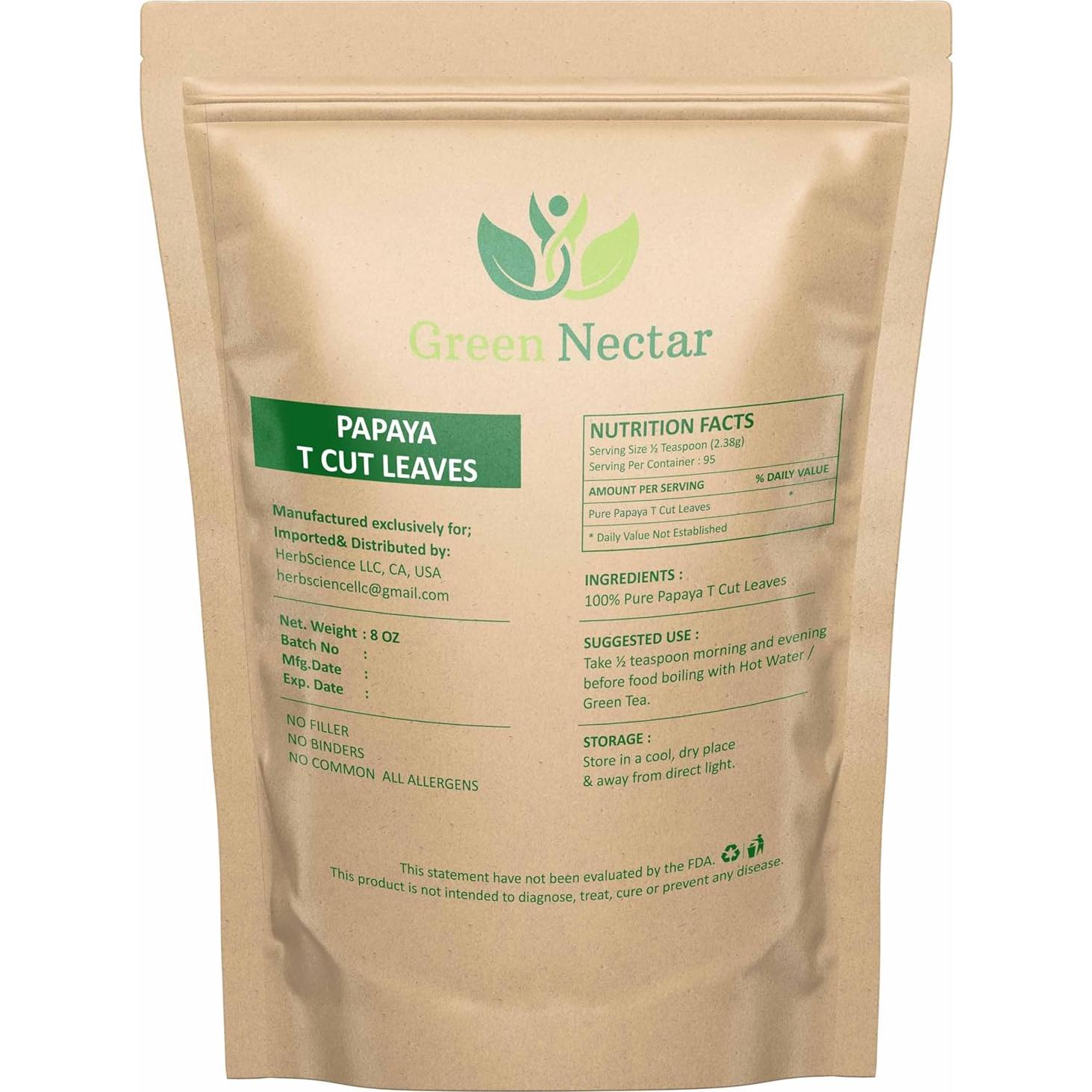 Té de Hoja de Papaya Seco 226g Rainbow Expochem