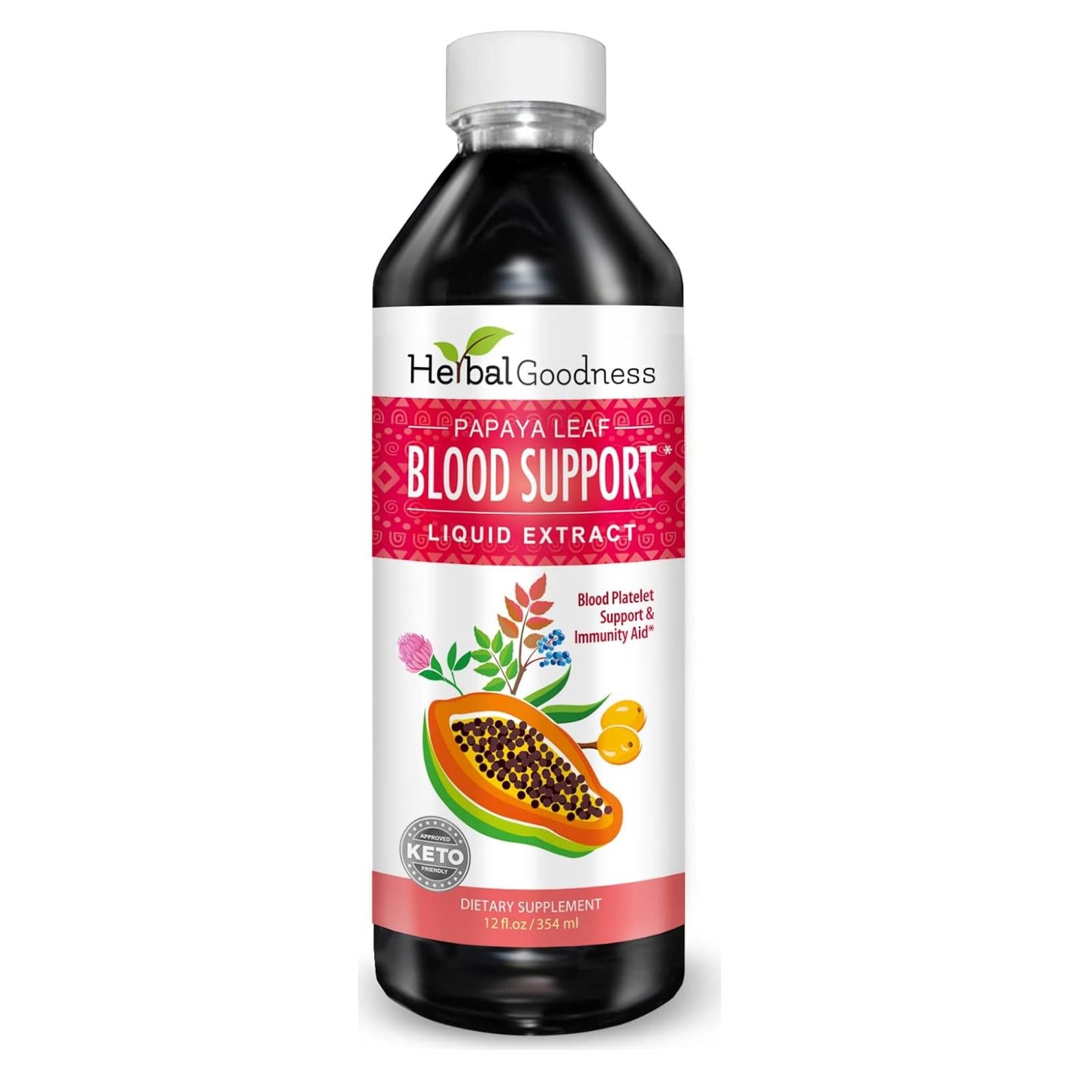 Líquido de Soporte para la Sangre Bondad Herbal 355ml
