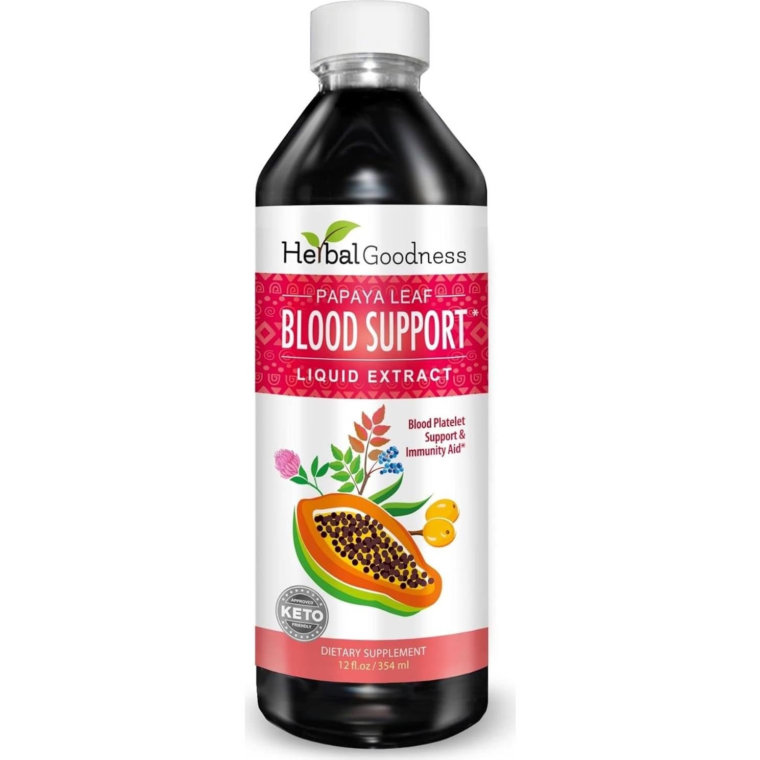 Líquido de Soporte para la Sangre Bondad Herbal 355ml