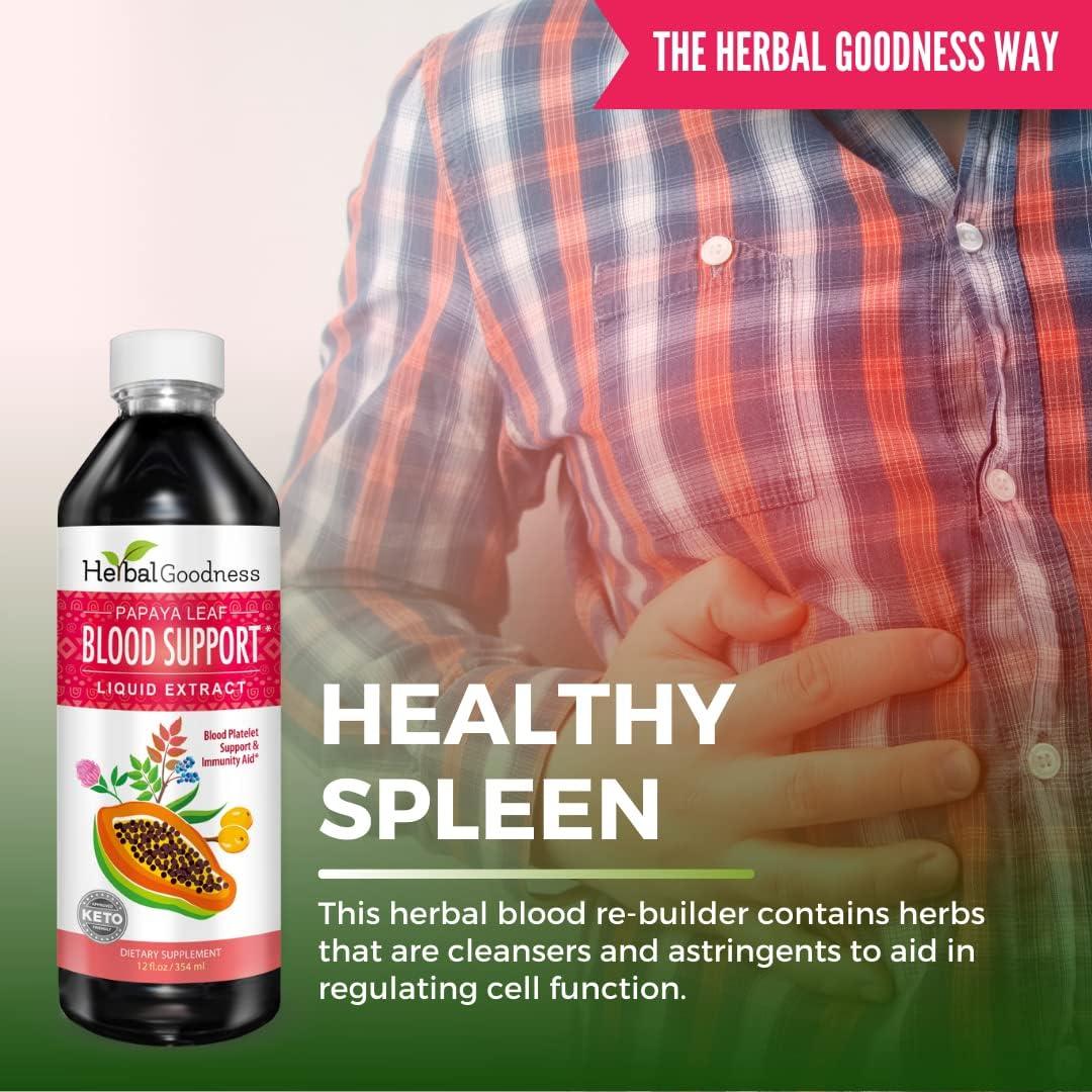 Líquido de Soporte para la Sangre Bondad Herbal 355ml