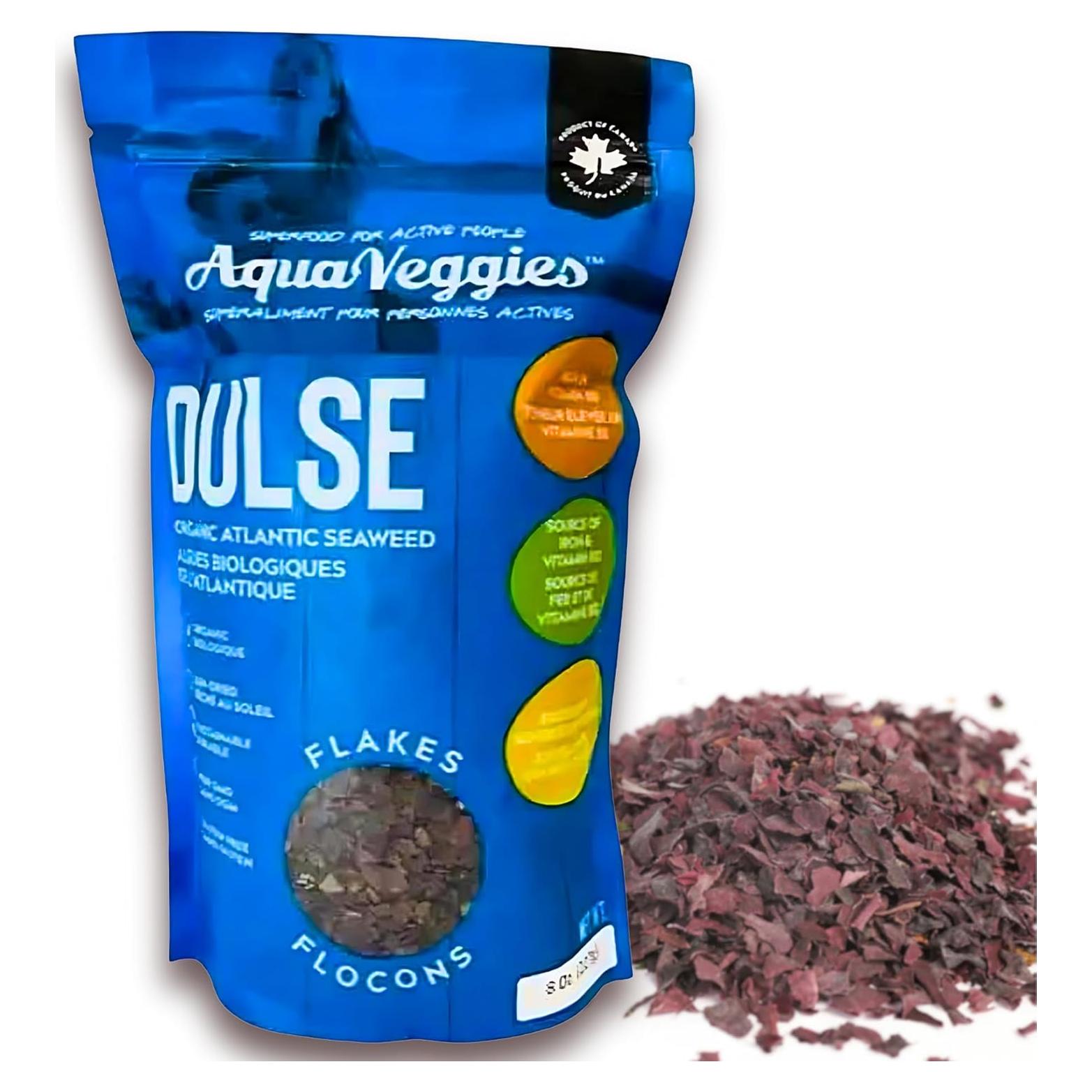Copos de Dulse Atlántico Orgánico Aqua Veggies 227g - Alto en Nutrientes