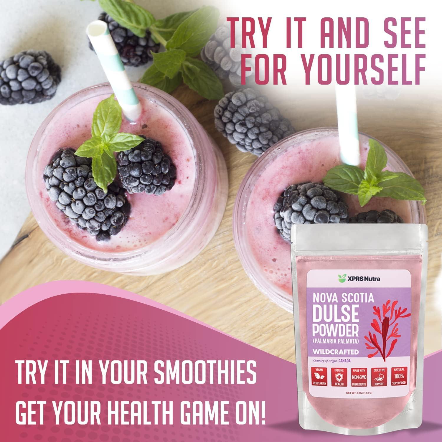 Polvo de Dulse Orgánico XPRS Nutra 227g - Superalimento Marino