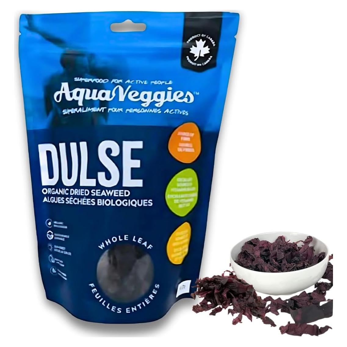 Dulse Orgánica Aqua Veggies 56.7g - Alga Atlántica Rica en Yodo