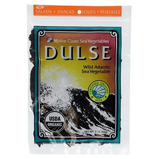 Dulse Atlántico Salvaje Orgánico 59g Maine Coast