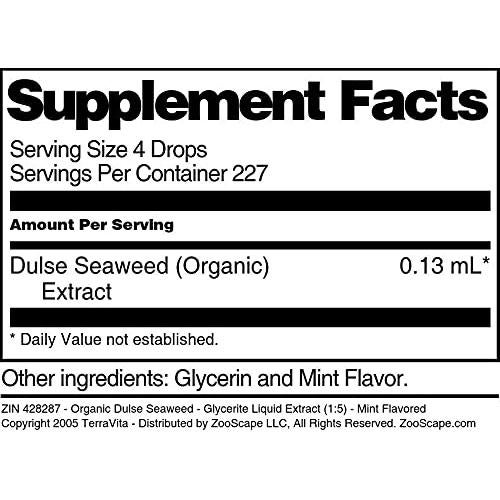 Alga Dulse Orgánica TerraVita - Glicerita Líquida Menta 59 ml