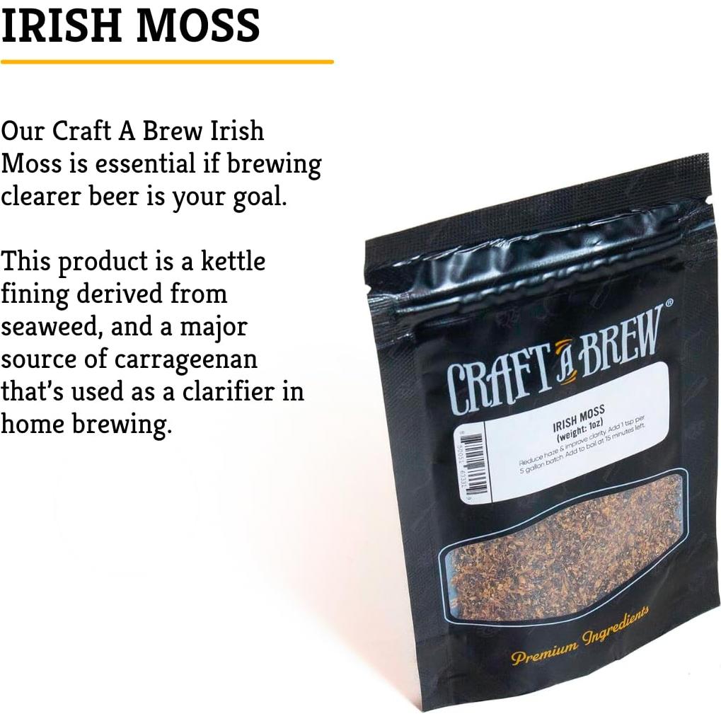 Musgo Irlandés Craft A Brew 28g - Clarificador Cerveza Artesanal