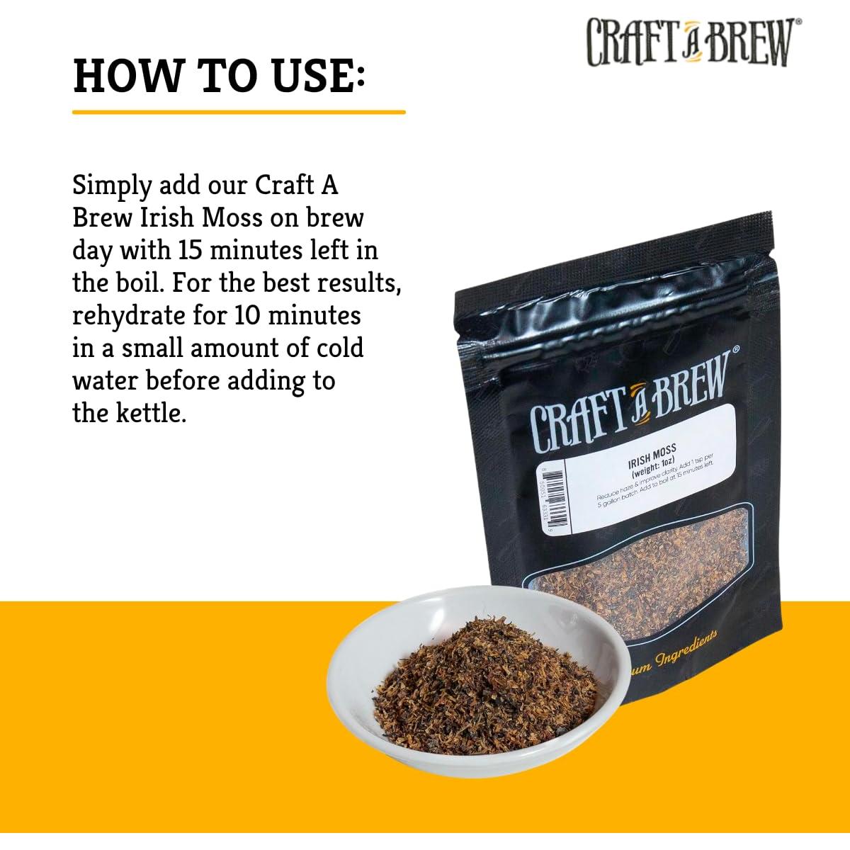 Musgo Irlandés Craft A Brew 28g - Clarificador Cerveza Artesanal