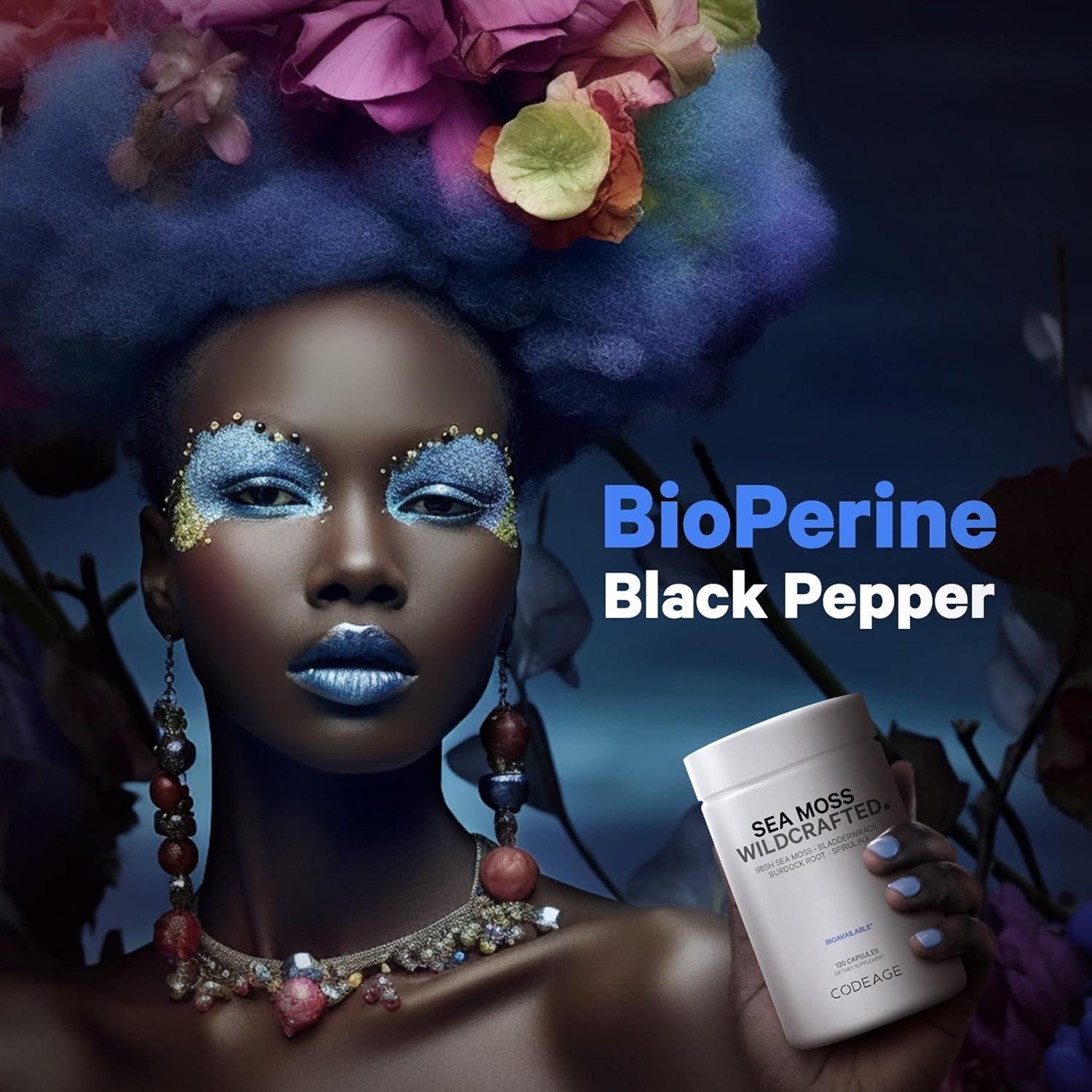 Suplemento Musgo Marino Irlandés Codeage 120 Cápsulas Vegano