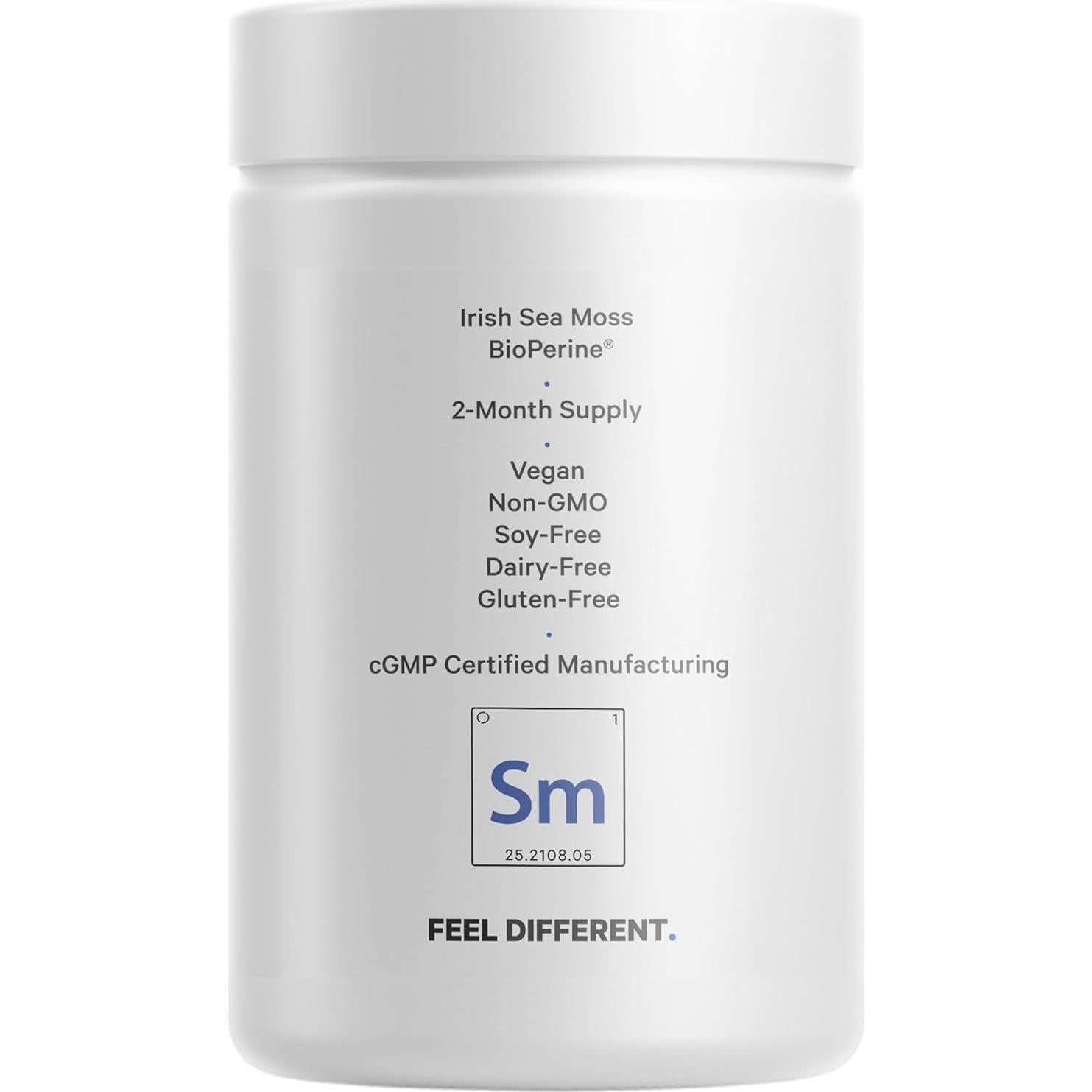 Suplemento Musgo Marino Irlandés Codeage 120 Cápsulas Vegano