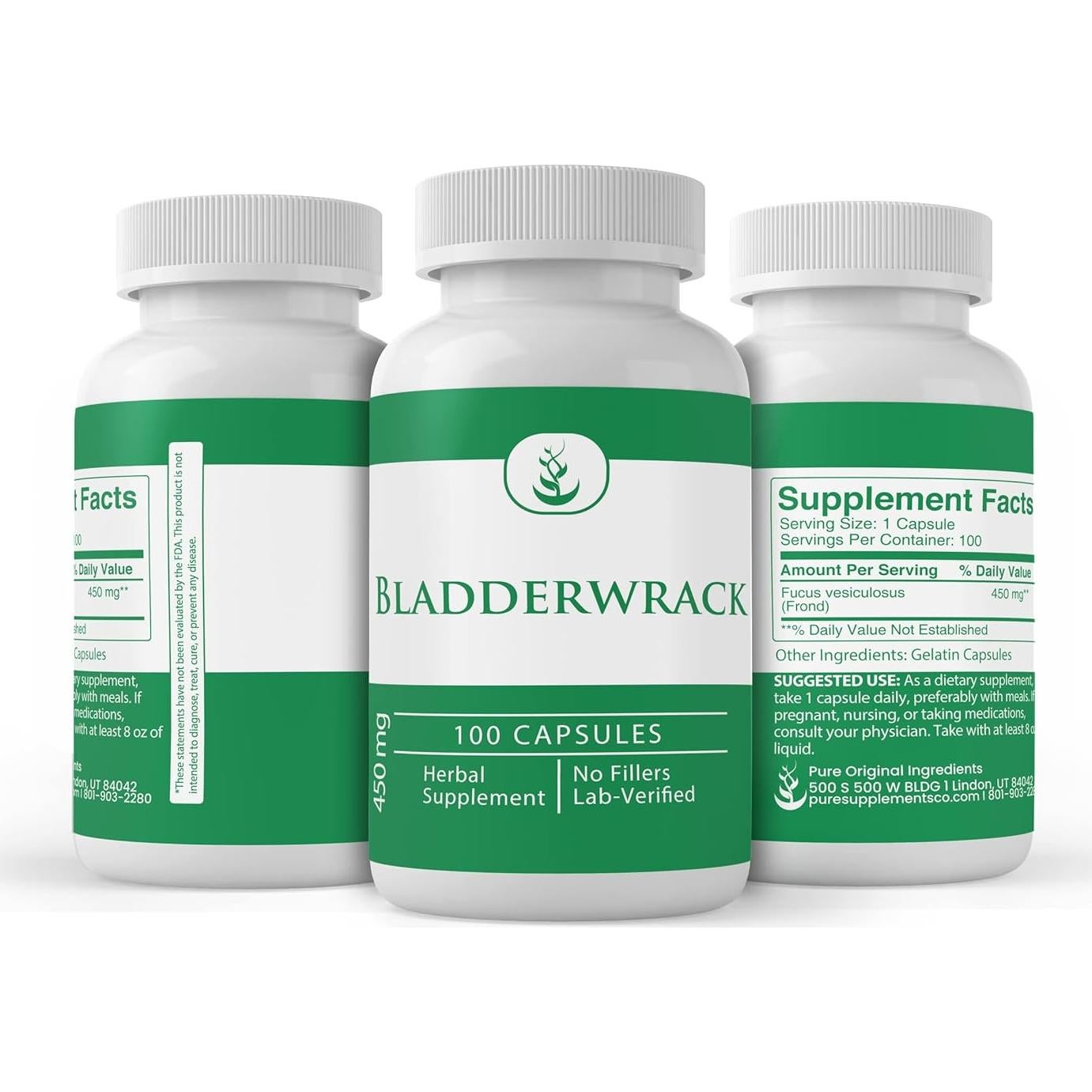 Cápsulas de Algas Marinas Siempre Puro 100 Unidades Sin Aditivos