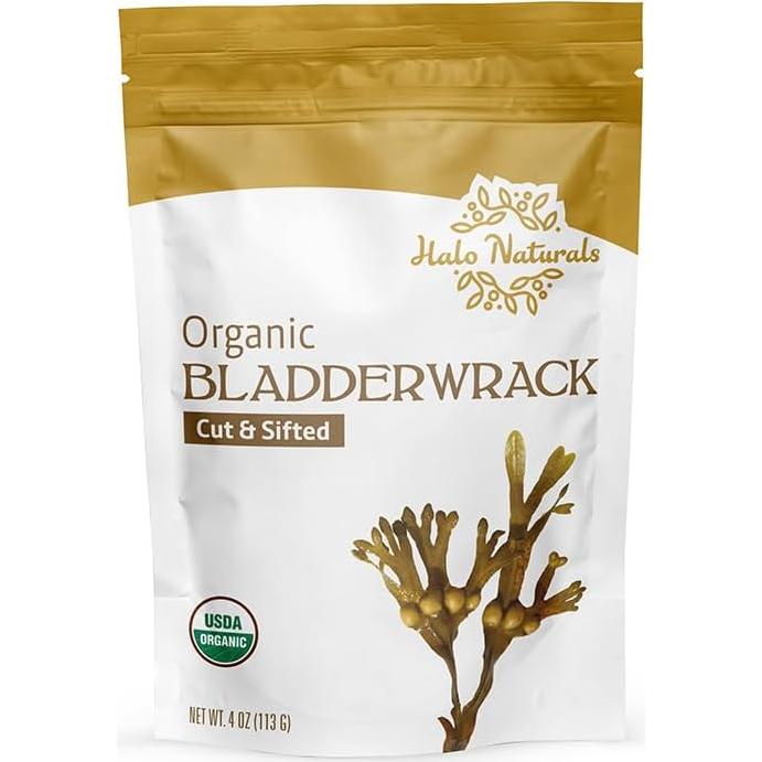 Fucus Vesiculosus Orgánico Cortado 113g Halo Naturals