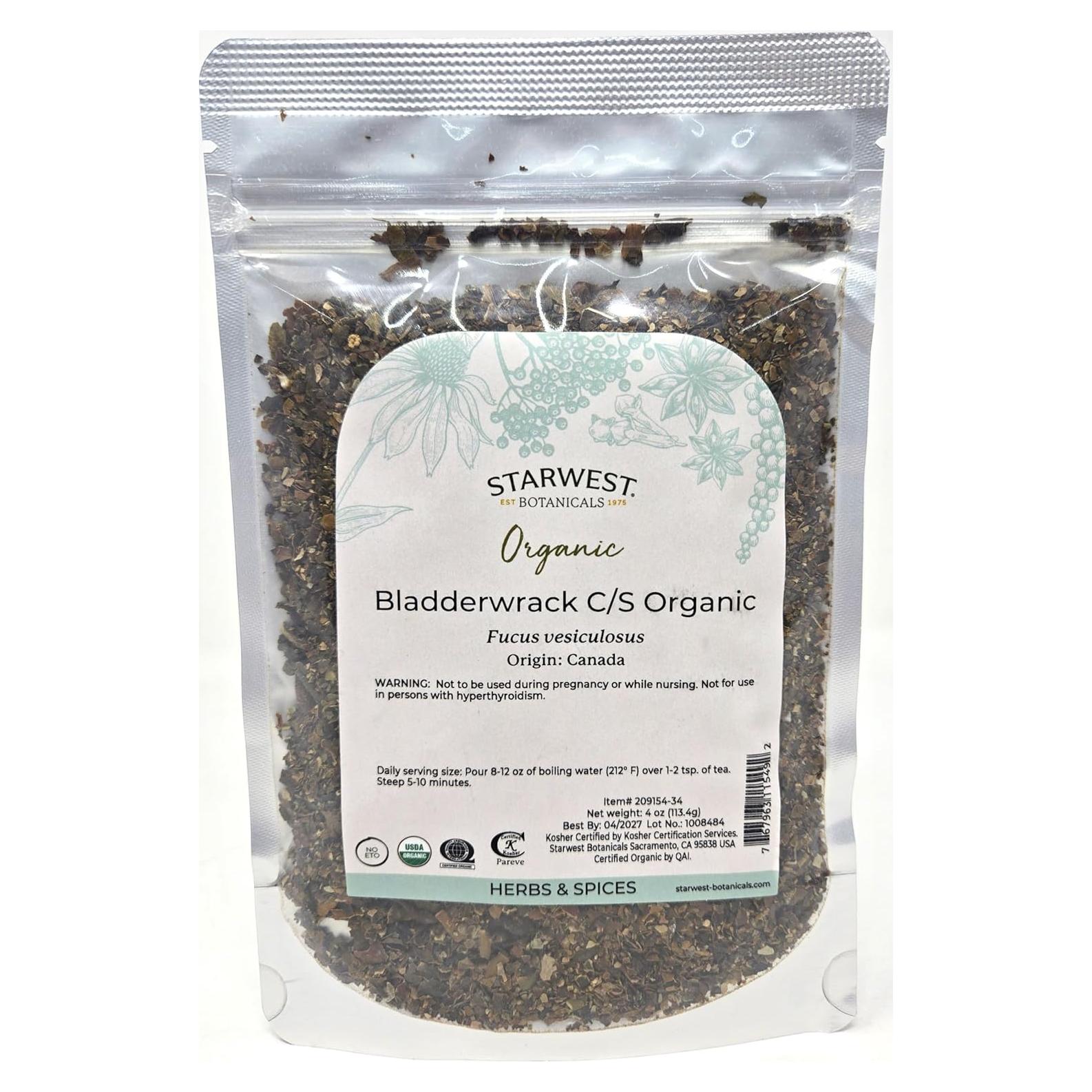 Fucus Vesiculosus Orgánico Starwest Botanicals 113g