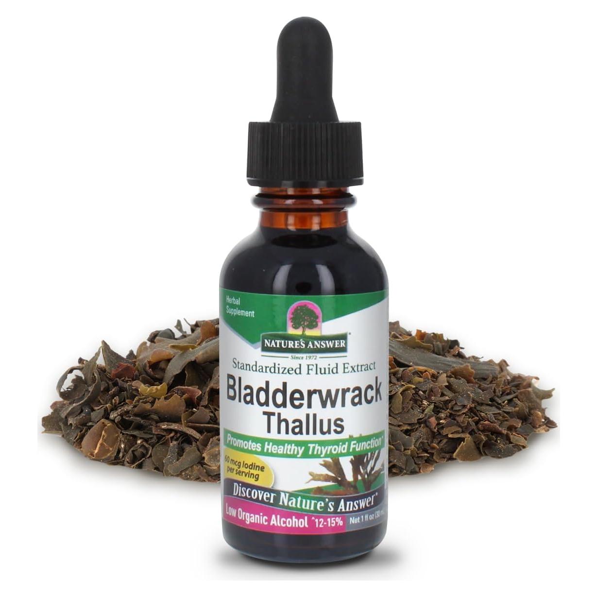 Extracto de Bladderwrack Nature's Answer 30 ml - Bajo Alcohol