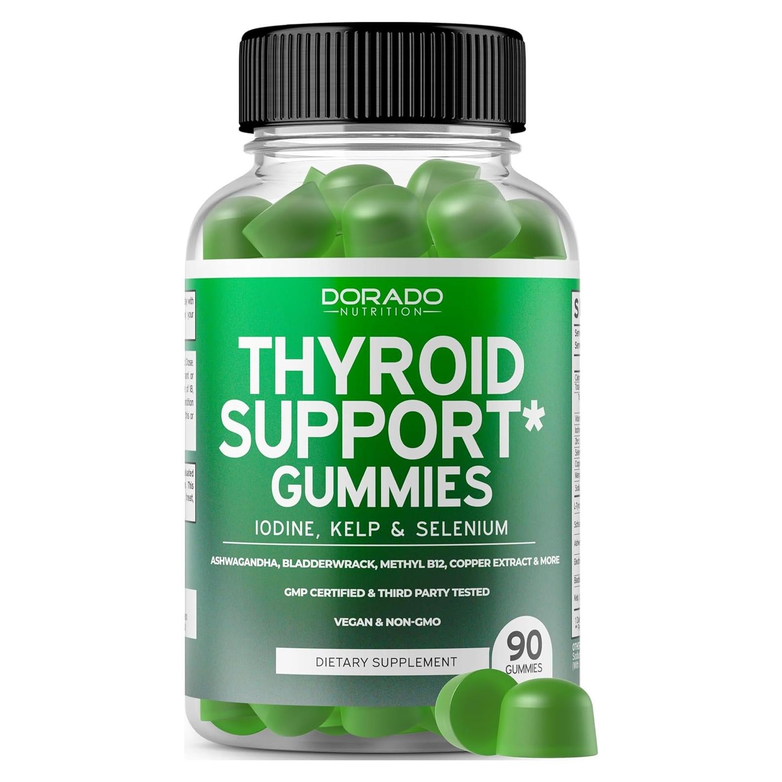 Gominolas de Apoyo a la Tiroides Dorado Nutrition 90 Unidades