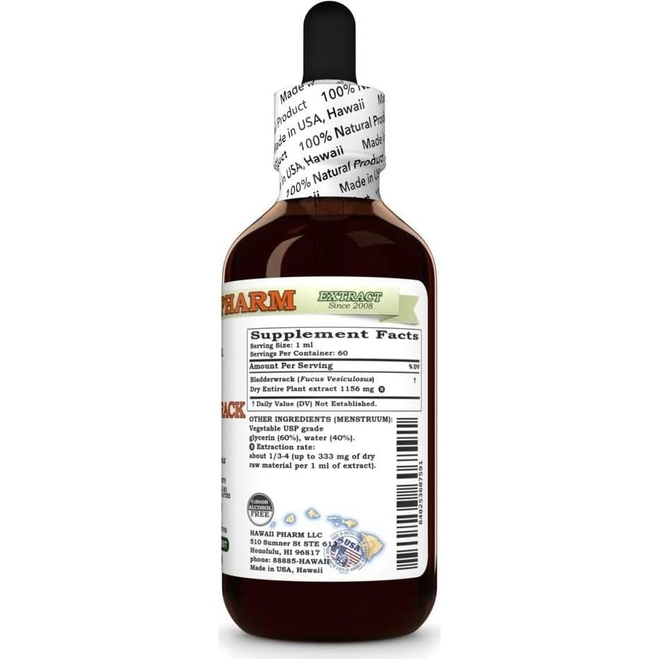 Extracto Líquido de Alga Sargazo Hawaii Pharm 60 ml Natural
