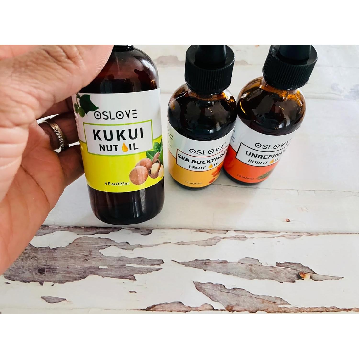 Aceite de Nuez de Kukui Puro Oslove 118 ml Hidratante